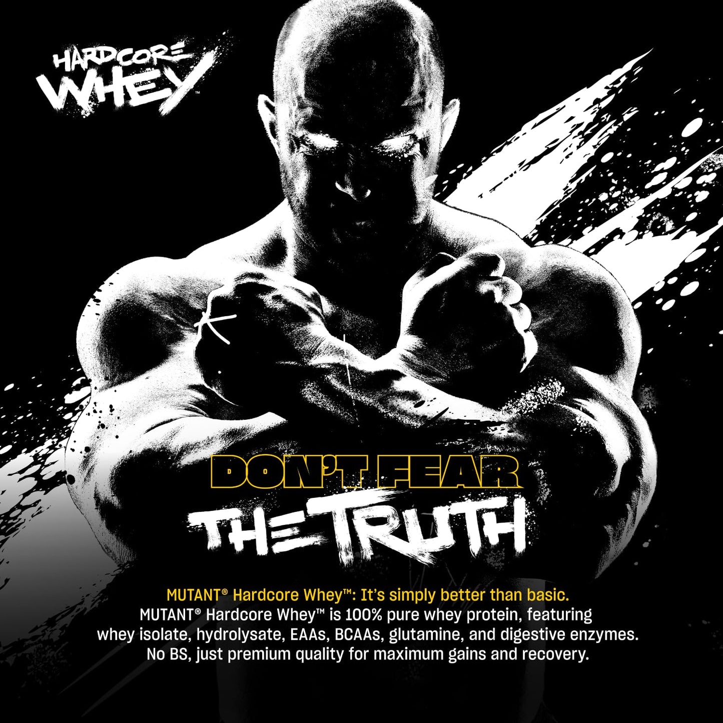 Mutant Hardcore Whey Protein Powder, 80 Servings