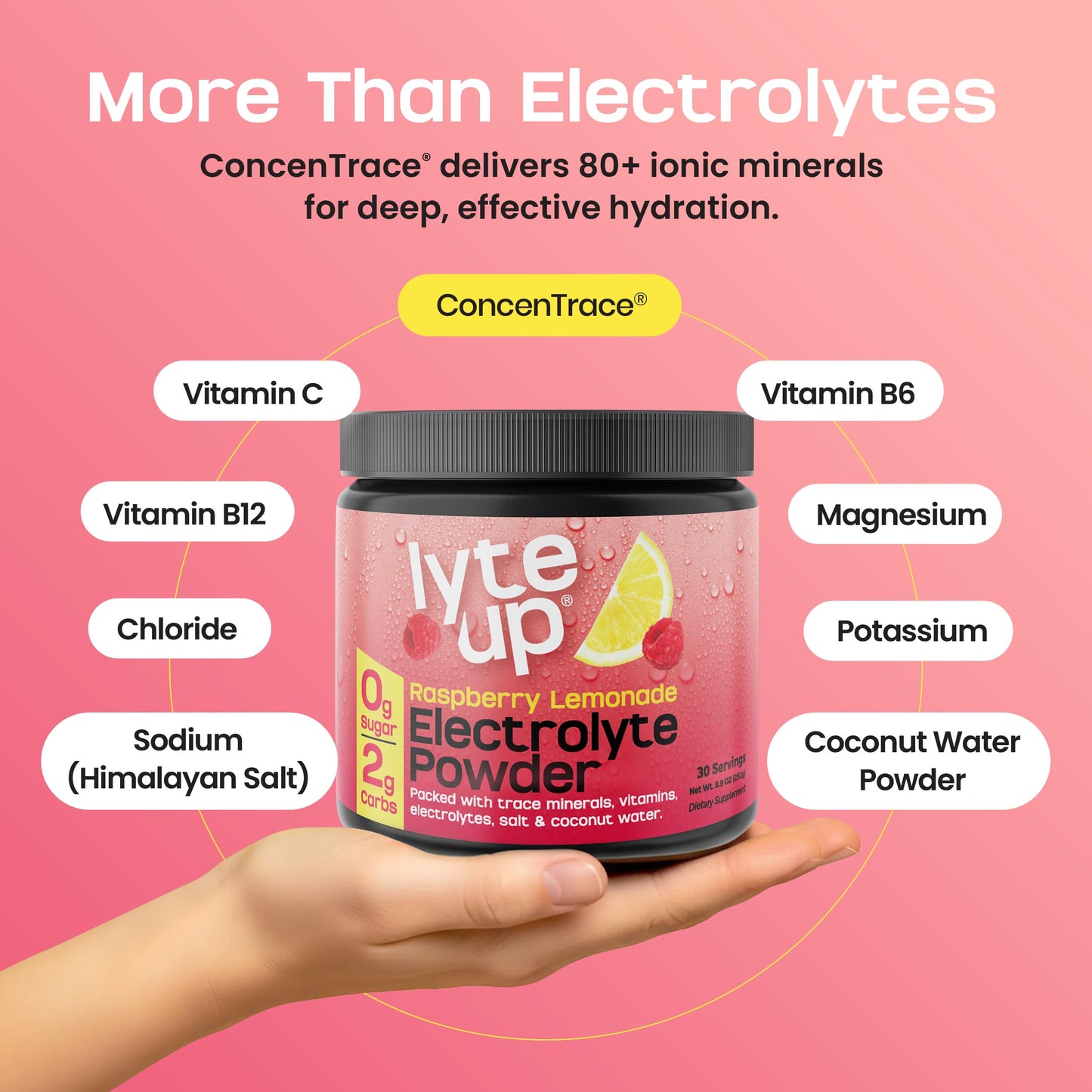 Nutriana 2400 MG Electrolyte Powder, 11.6 oz