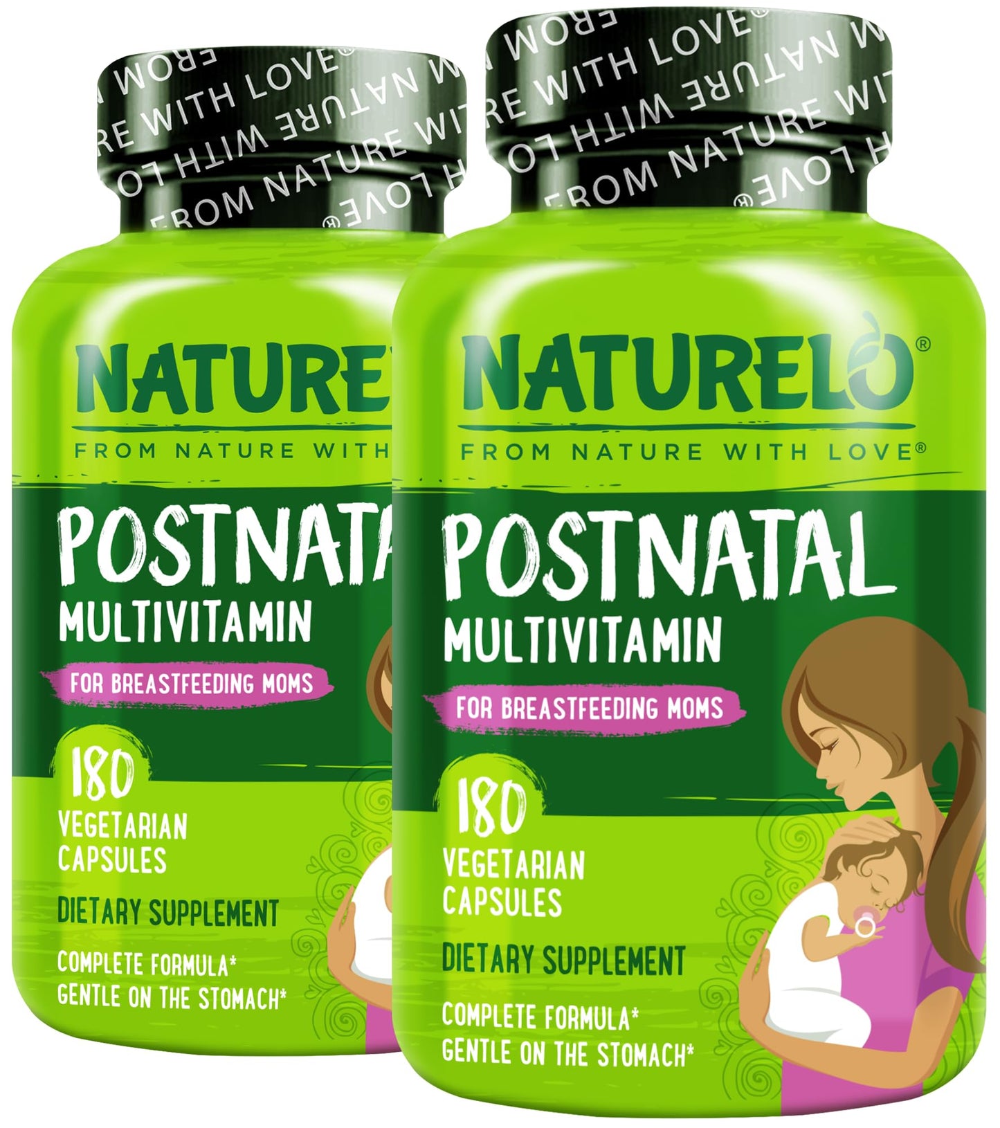 NATURELO Postnatal Multivitamin Capsules 360 Count