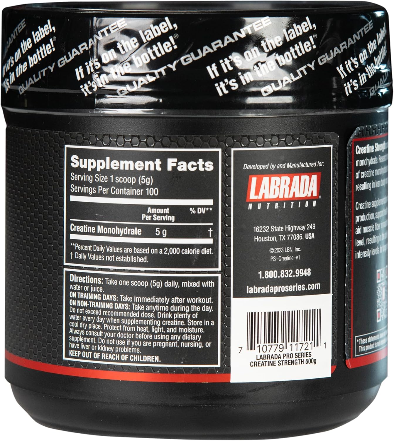 Labrada Pro Series Creatine Strength Powder 17.62