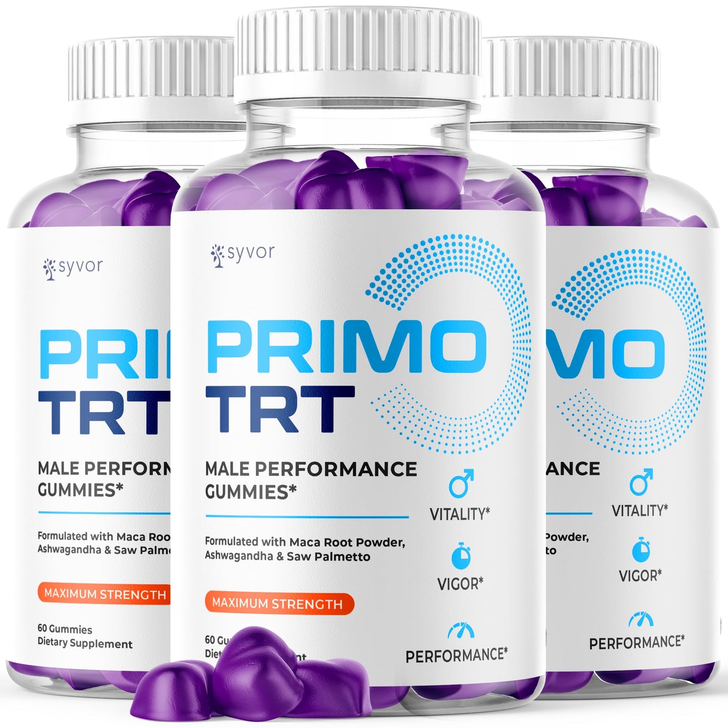 S.O Labs Primo TRT Gummies for Men 180 Gummies