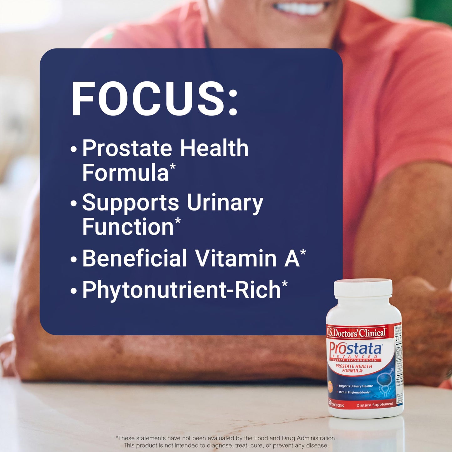 U.S.DOCTORS'CLINICAL Prostata Prostate Supplement for Men Softgels 60