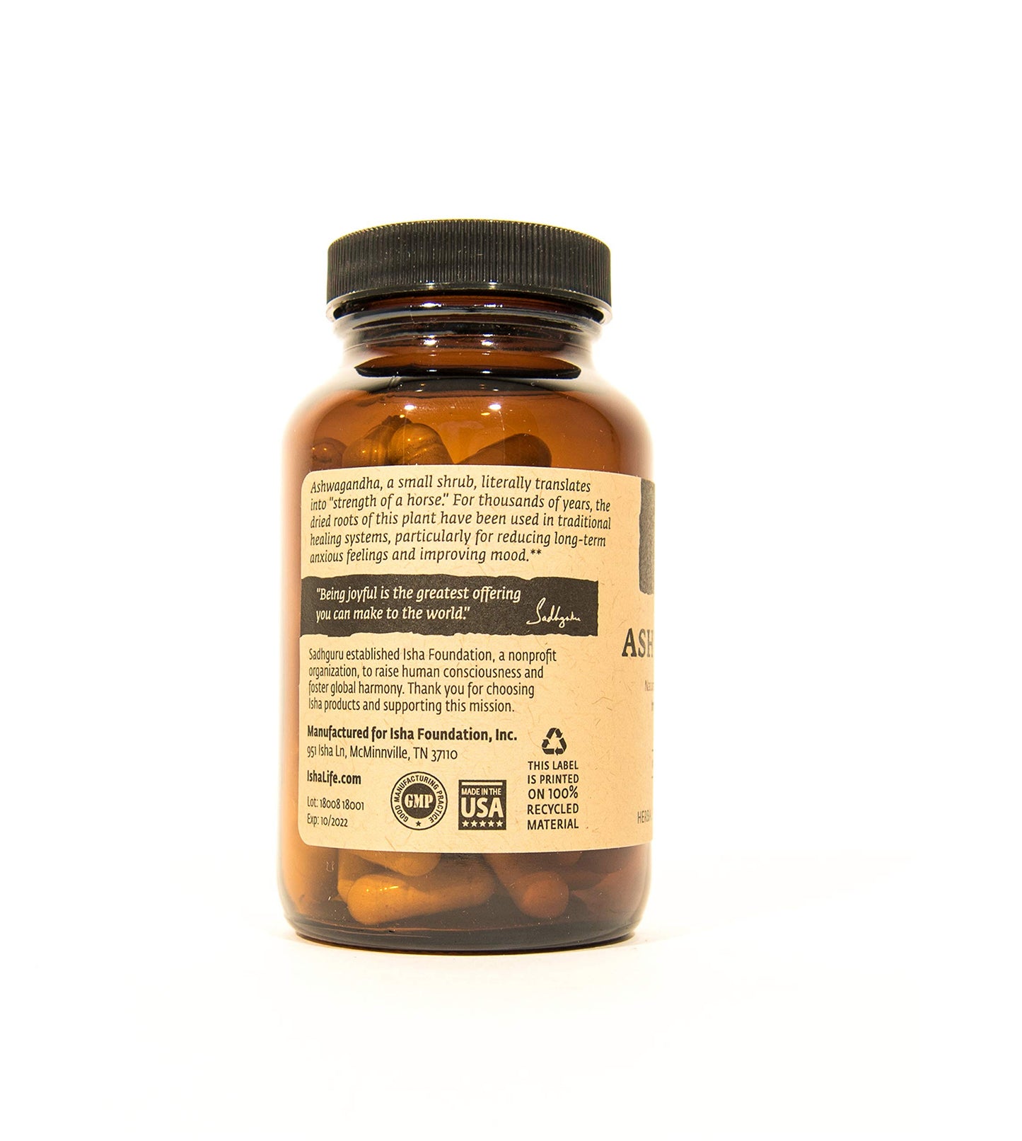 ISHA Ashwagandha Supplements Capsule, 90 Veg Caps