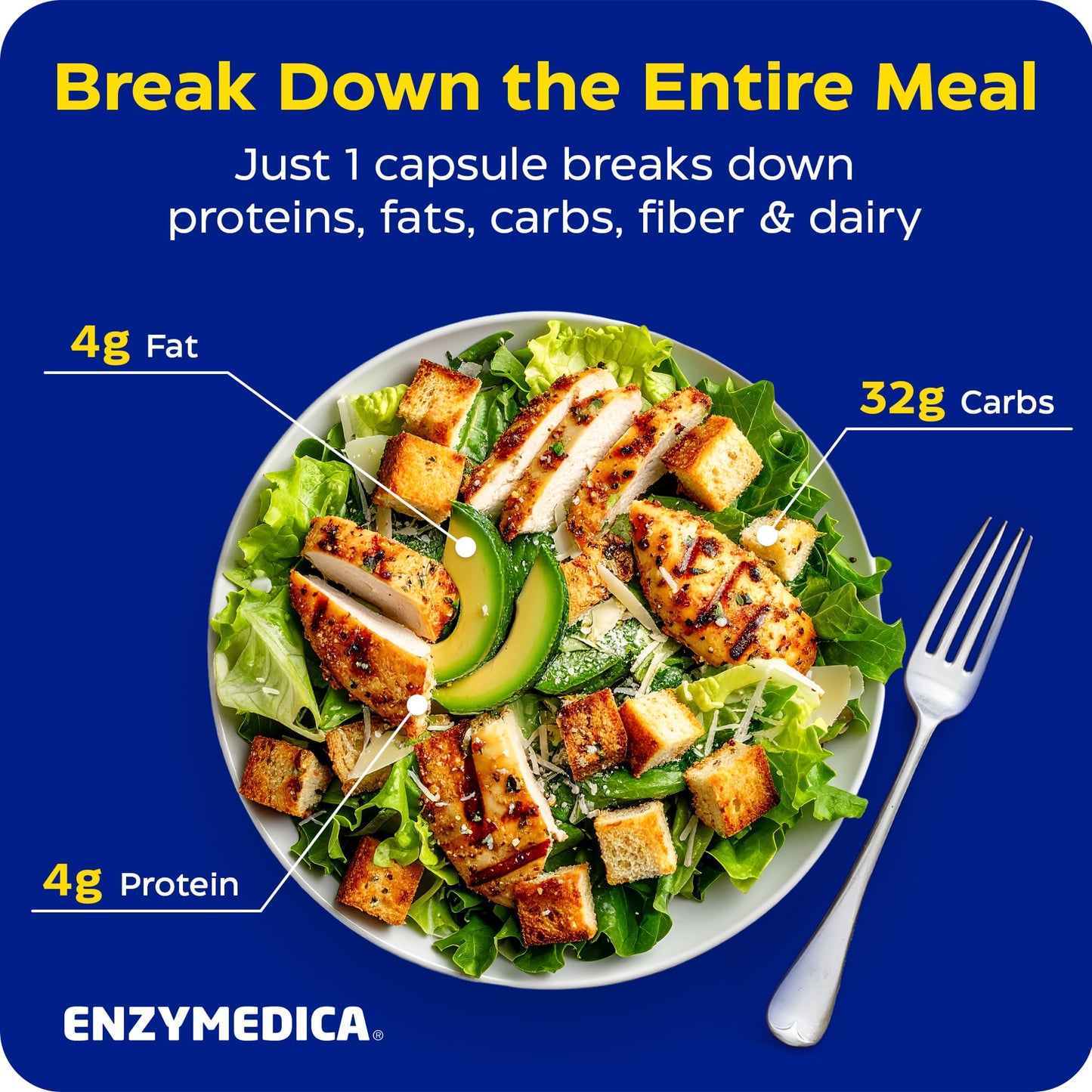 Enzymedica Digest Basic + Probiotics Digestive Enzyme Supplement Capsules, 30 Capsules