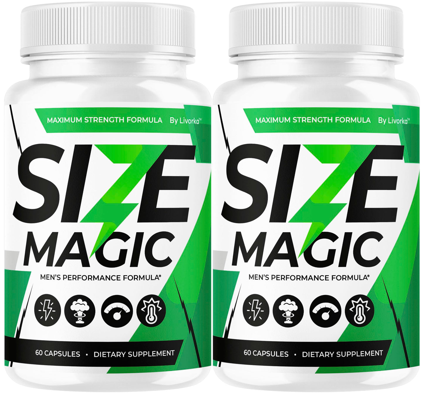 LIVORKA Size Magic Capsules for Men 120 Capsules