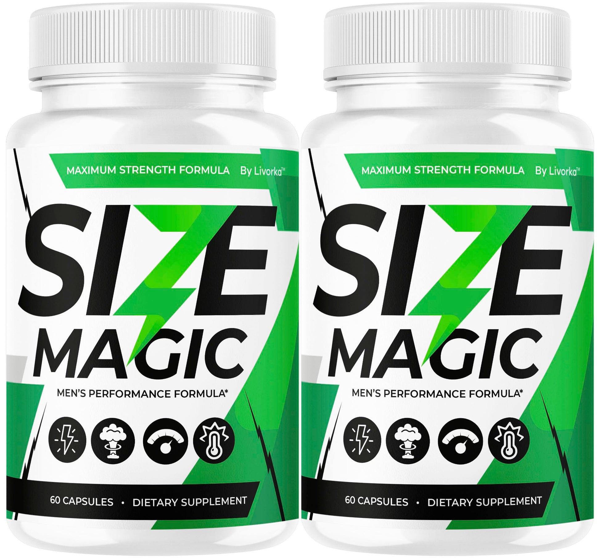 LIVORKA Size Magic Capsules for Men 120 Capsules