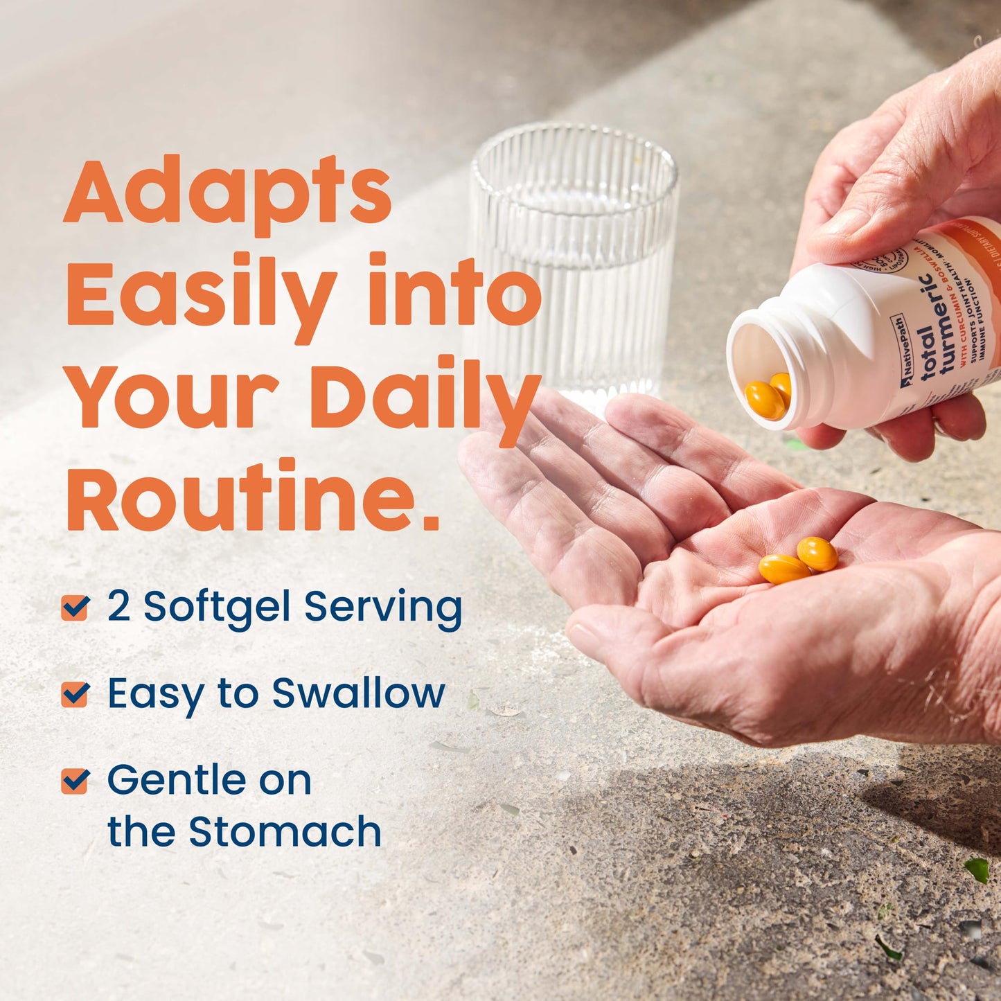 NativePath Turmeric Curcumin with Boswellia Softgels 60 Softgels