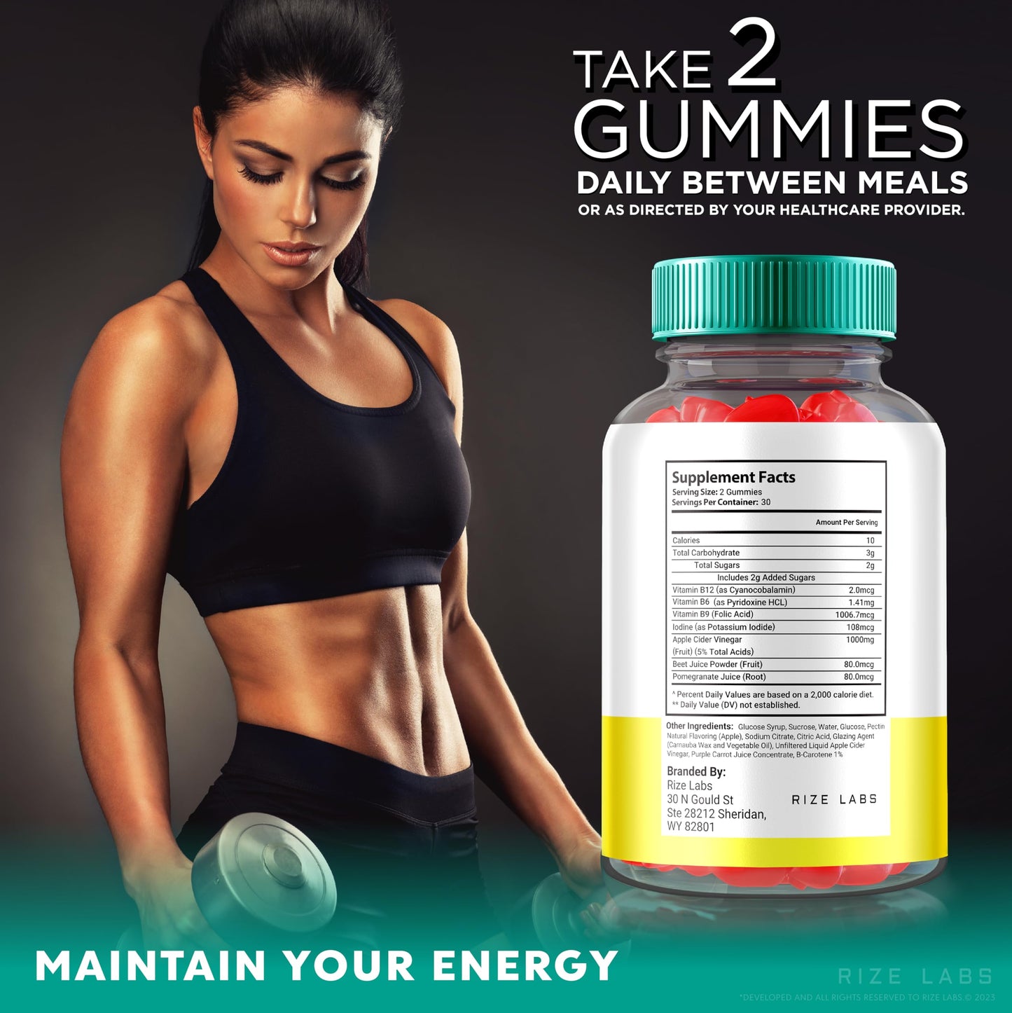 Rize Labs Speedy Keto Gummies 60 Gummies