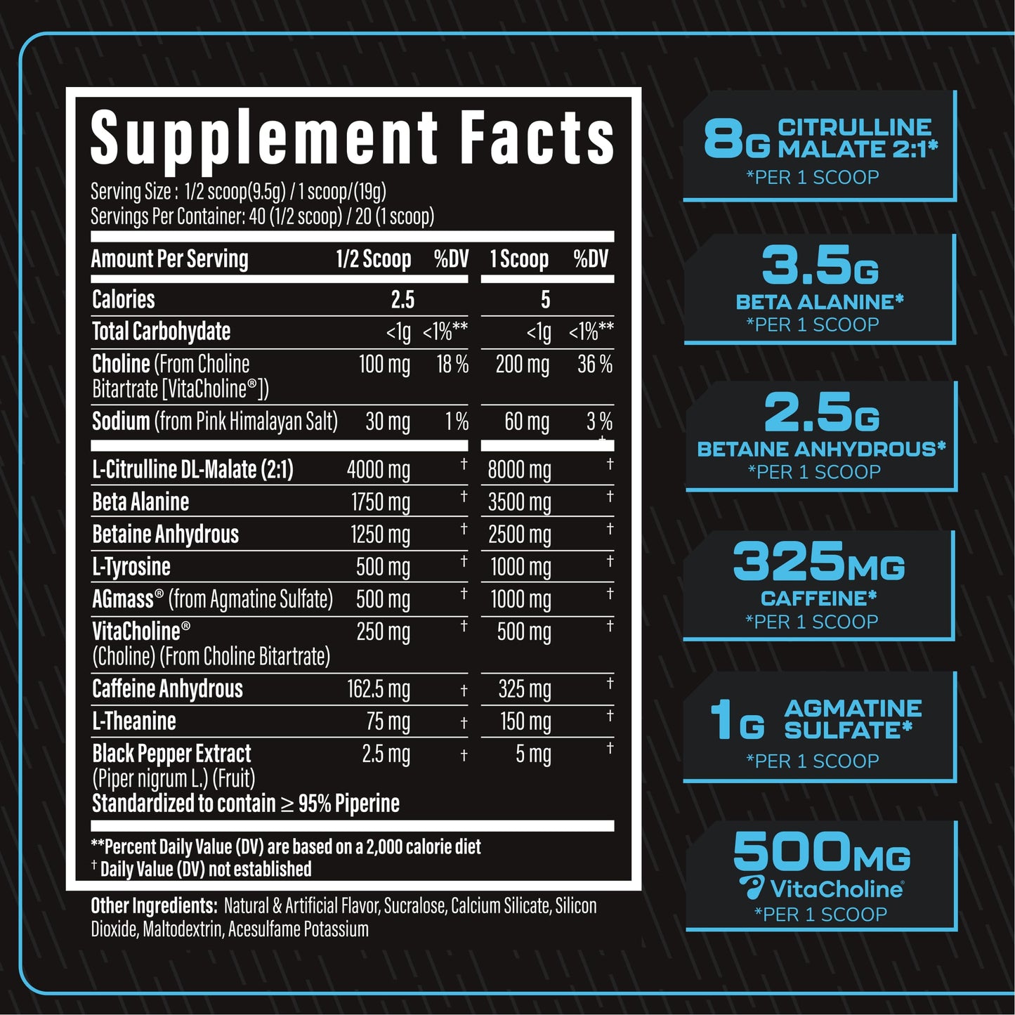 TC Nutrition Batch 27 Pre Workout Powder, 13.4 Ounce
