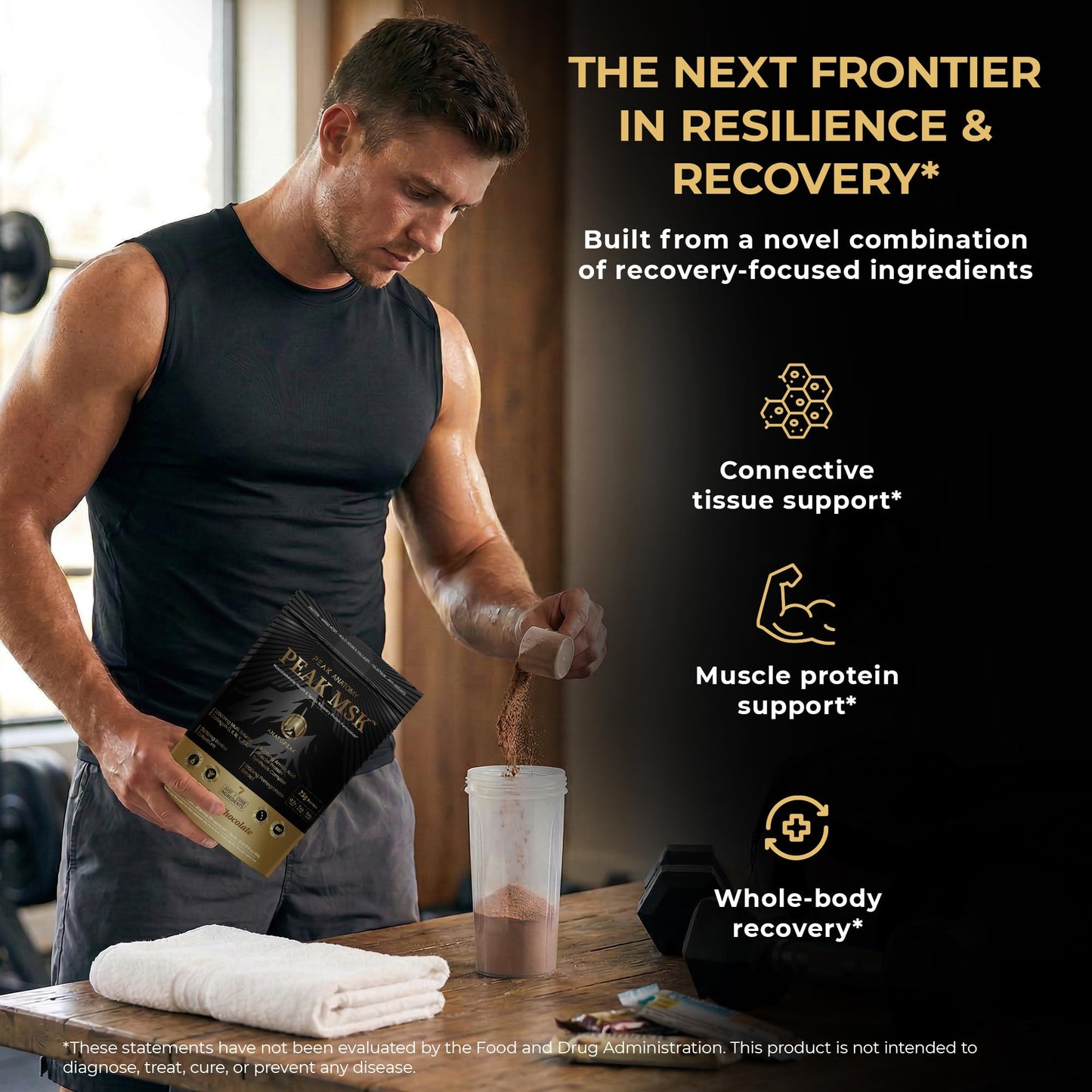 ANATOPEAK Peak MSK 5-in-1 Multi Collagen Protein Powder for Musculoskeletal Support, Essential Amino Acids, Post Workout Recovery Powder 21.16