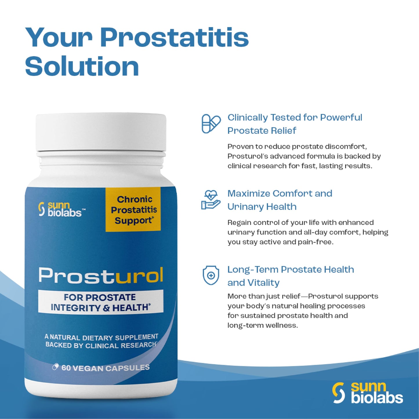 SUNN BIOLABS Prosturol Capsule, 60 Capsules