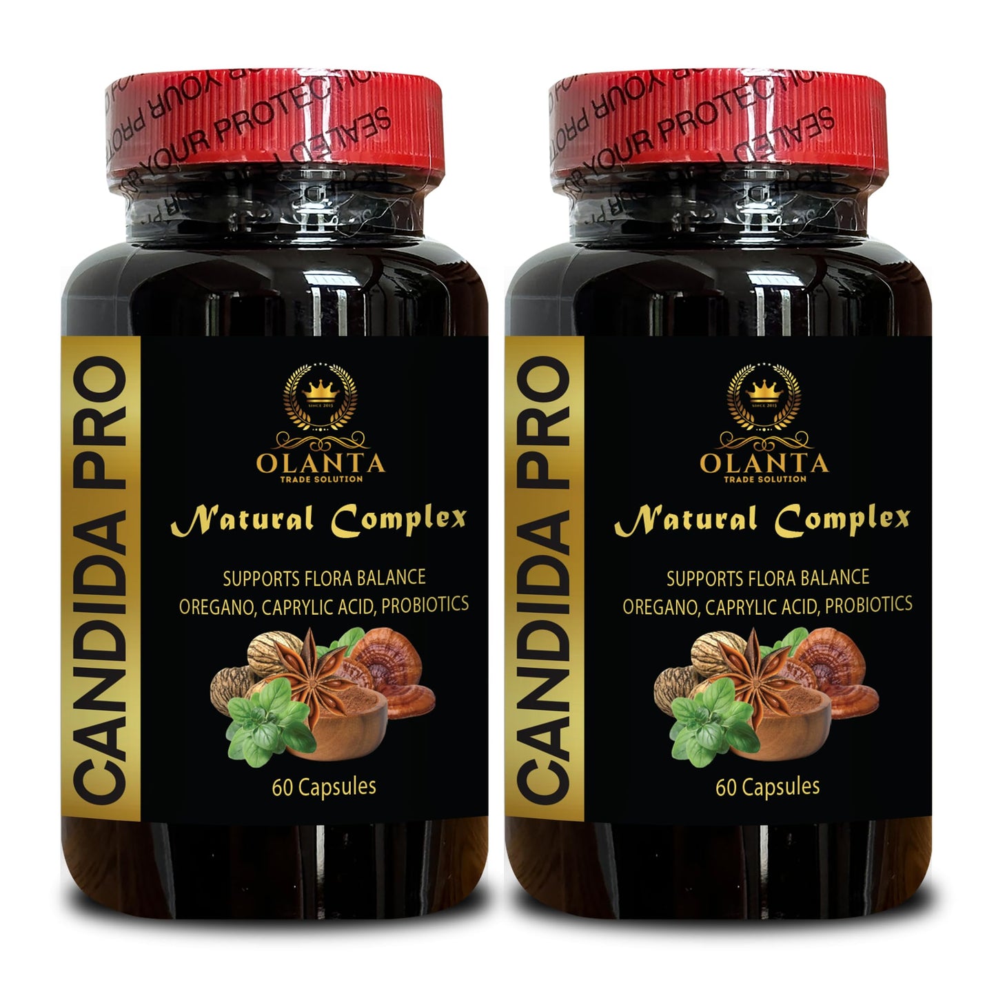 OLANTA TRADE SOLUTION Candida Support Complex Capsule, 120 Capsules