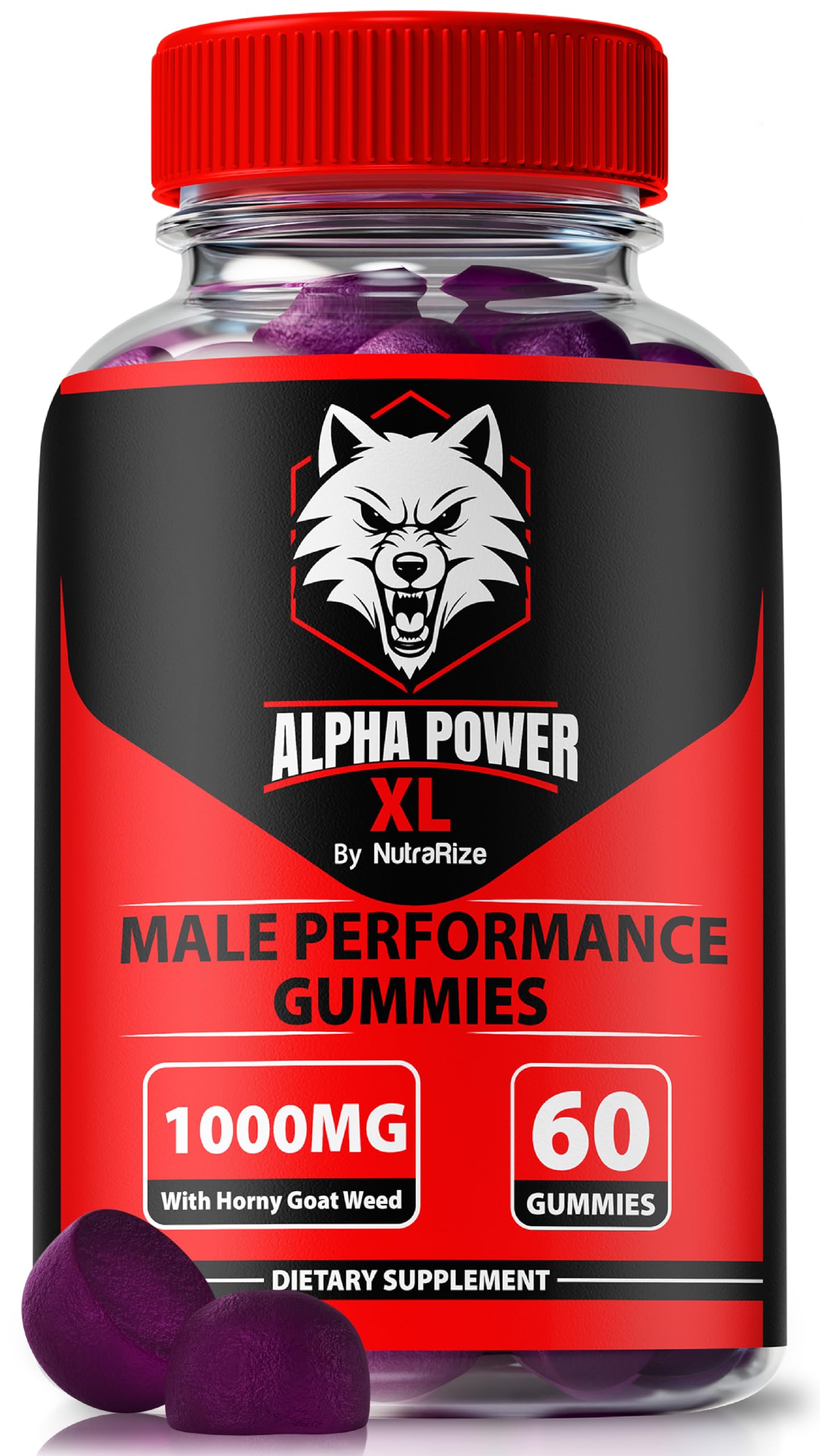NutraRize Alpha Power XL Gummies 60 Count