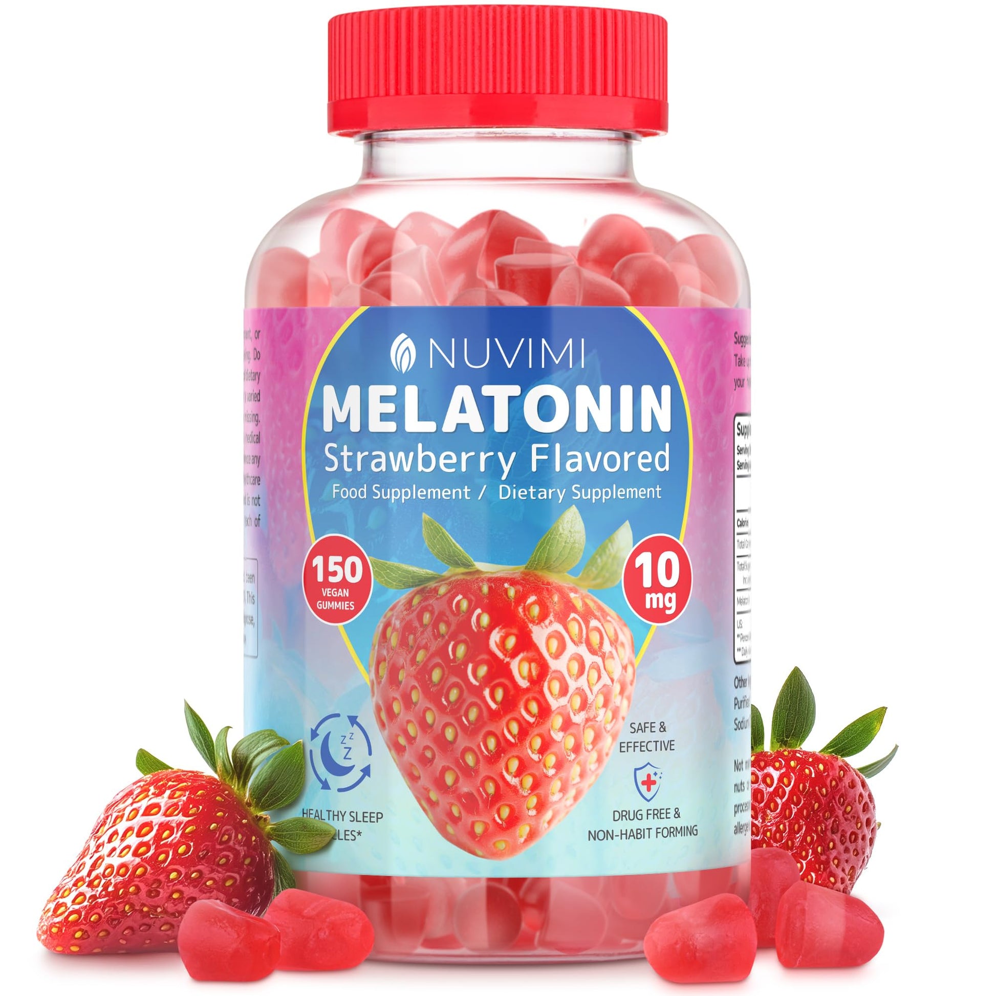 NUVIMI Melatonin Gummies 10 mg, 150 Gummies