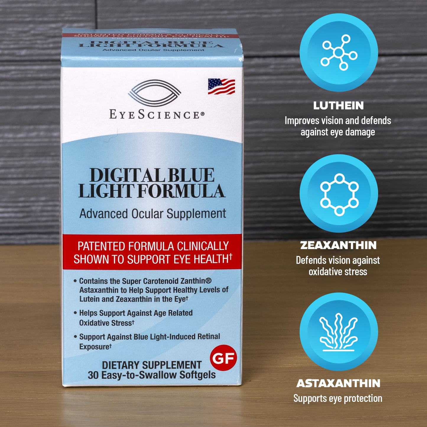 EyeScience Digital Blue Light Formula Softgel 30 Count