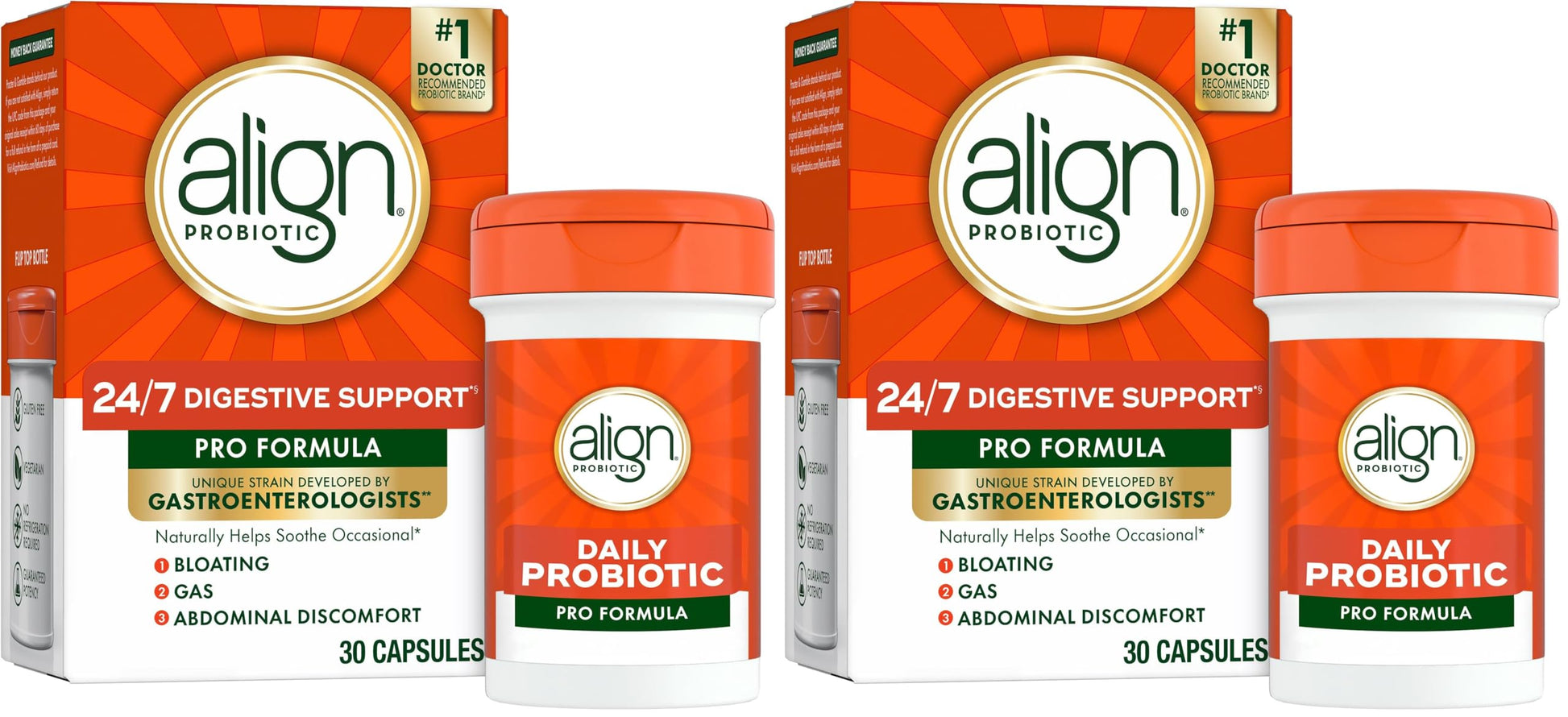 Align Probiotic Pro Formula Probiotics for Women and Men Digestive Health Capsules 60 Capsules
