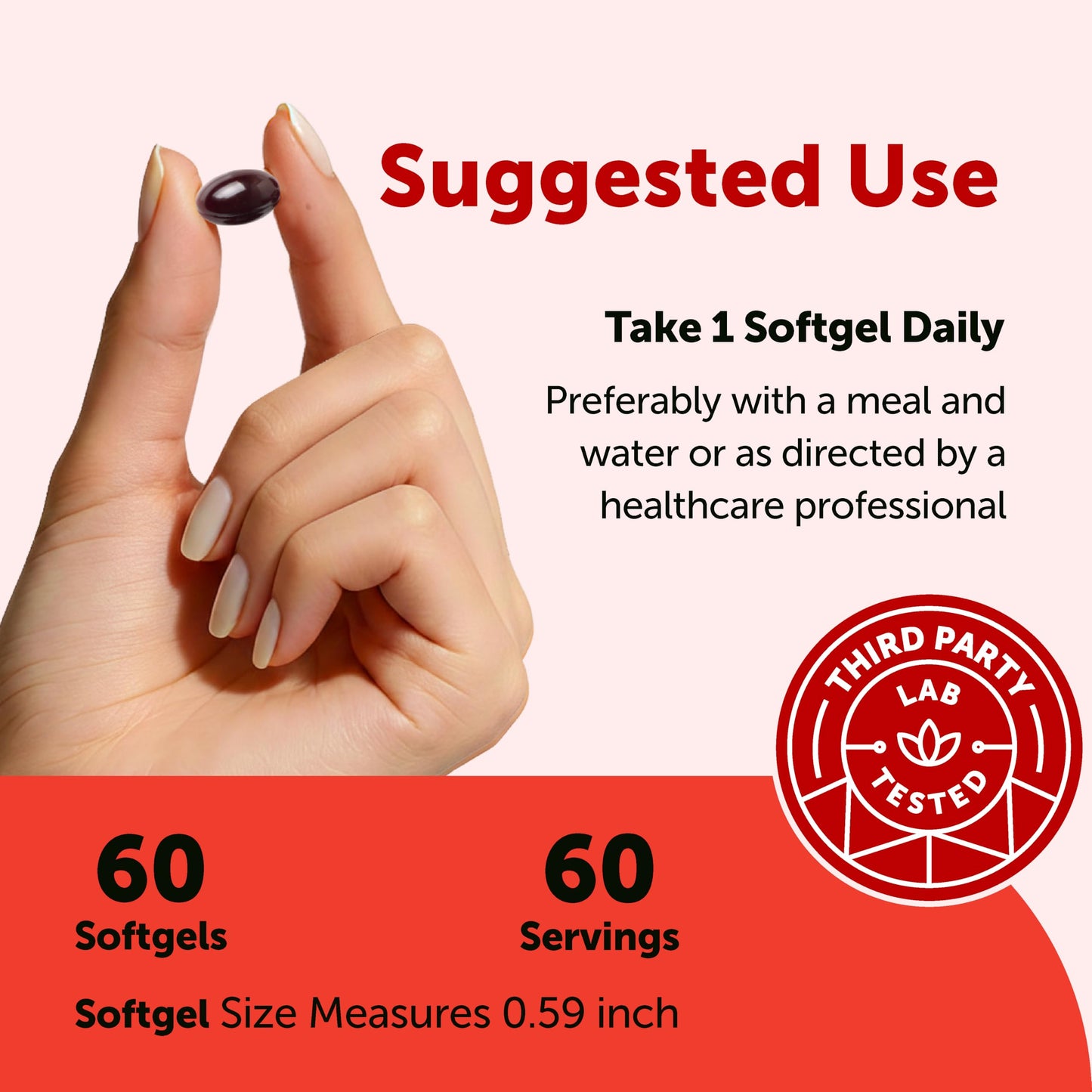 Micro Ingredients Astaxanthin 12mg with MCT Oil Softgels, 60 Softgels