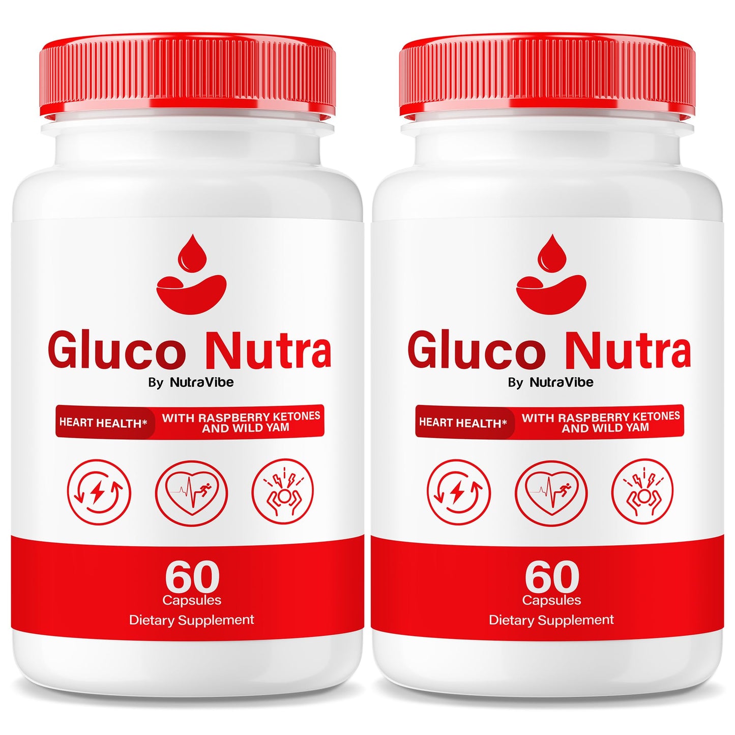 NutraVibe Gluco Nutra Capsules, 120 Capsules