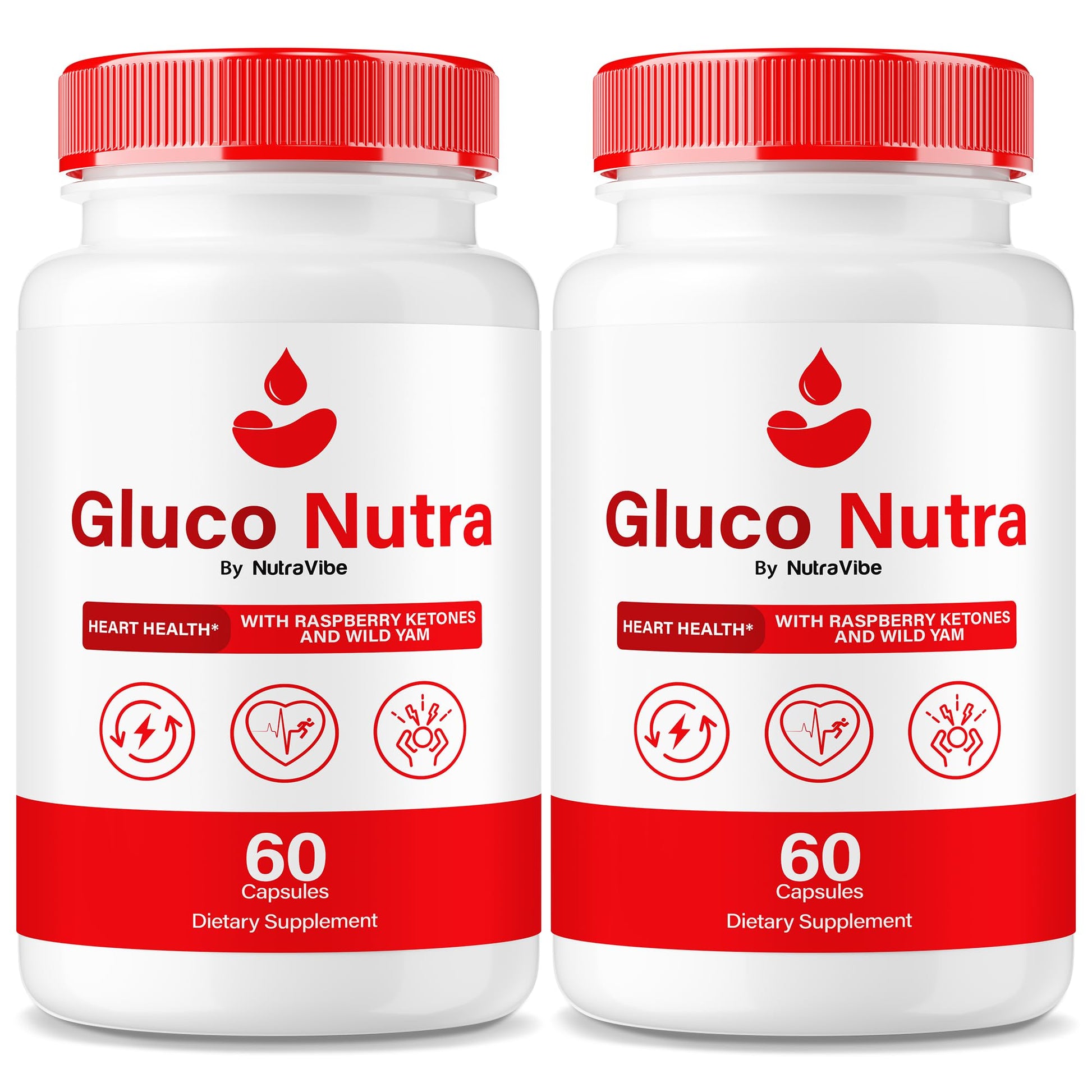 NutraVibe Gluco Nutra Capsules, 120 Capsules