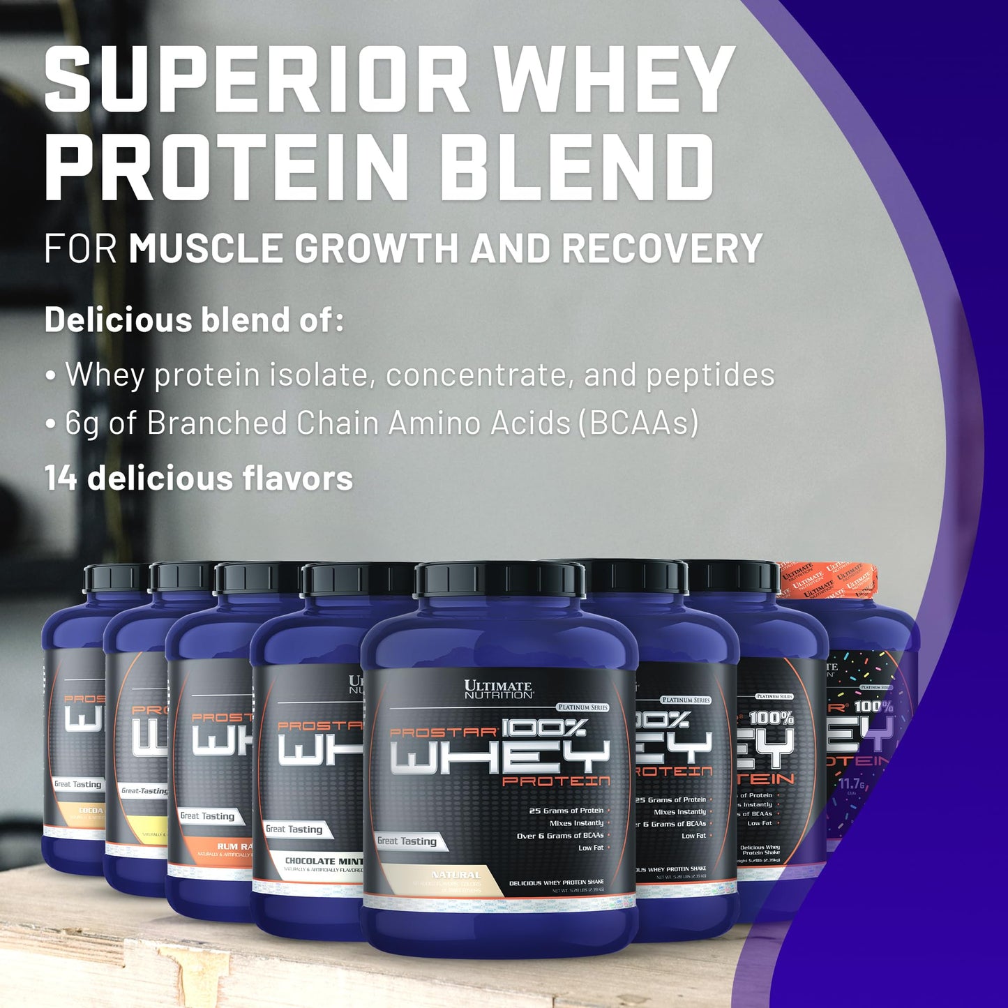 Ultimate Nutrition Prostar Whey Protein Isolate Powder, Chocolate Birthday Cake, 84.48