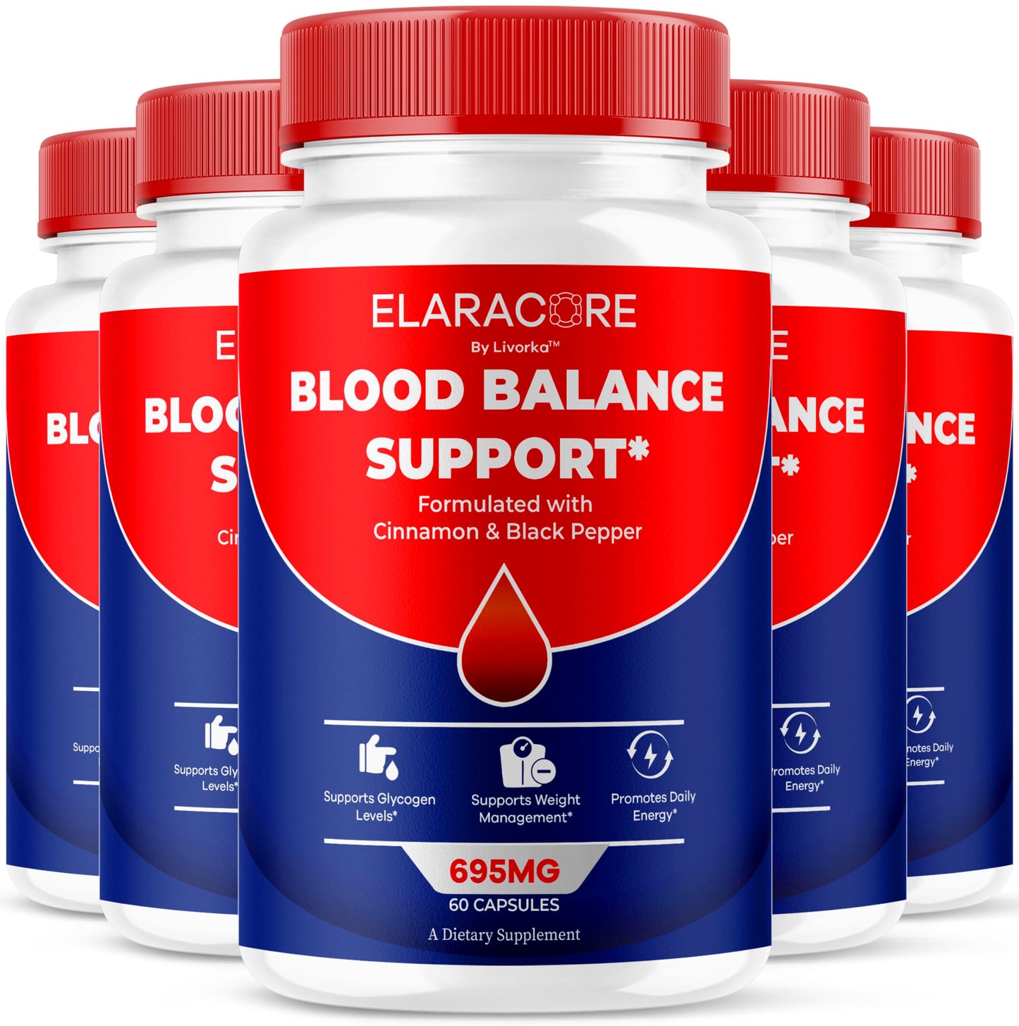 LIVORKA Elaracore Balance Support Capsules, 300 Capsules