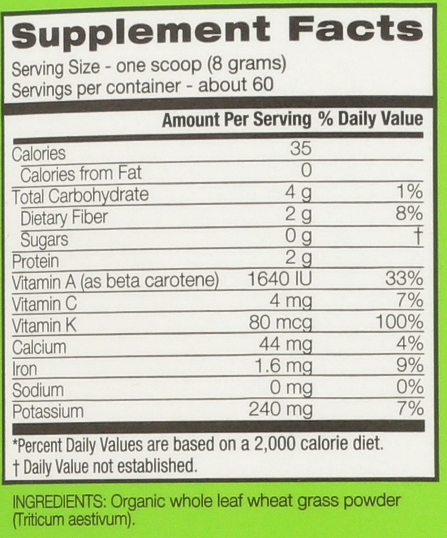 Amazing Grass Wheat Grass Powder 17 Ounces