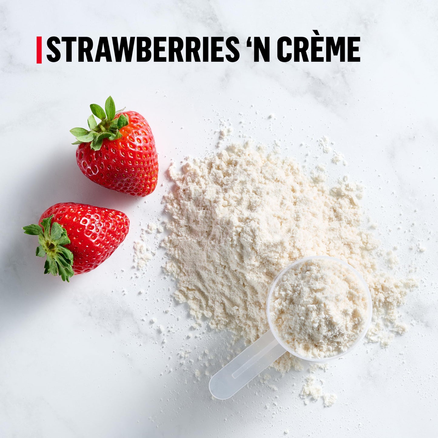 Muscle Milk Genuine Protein Powder, Strawberries 'N Crème, 32g Protein, 4.94 Pound