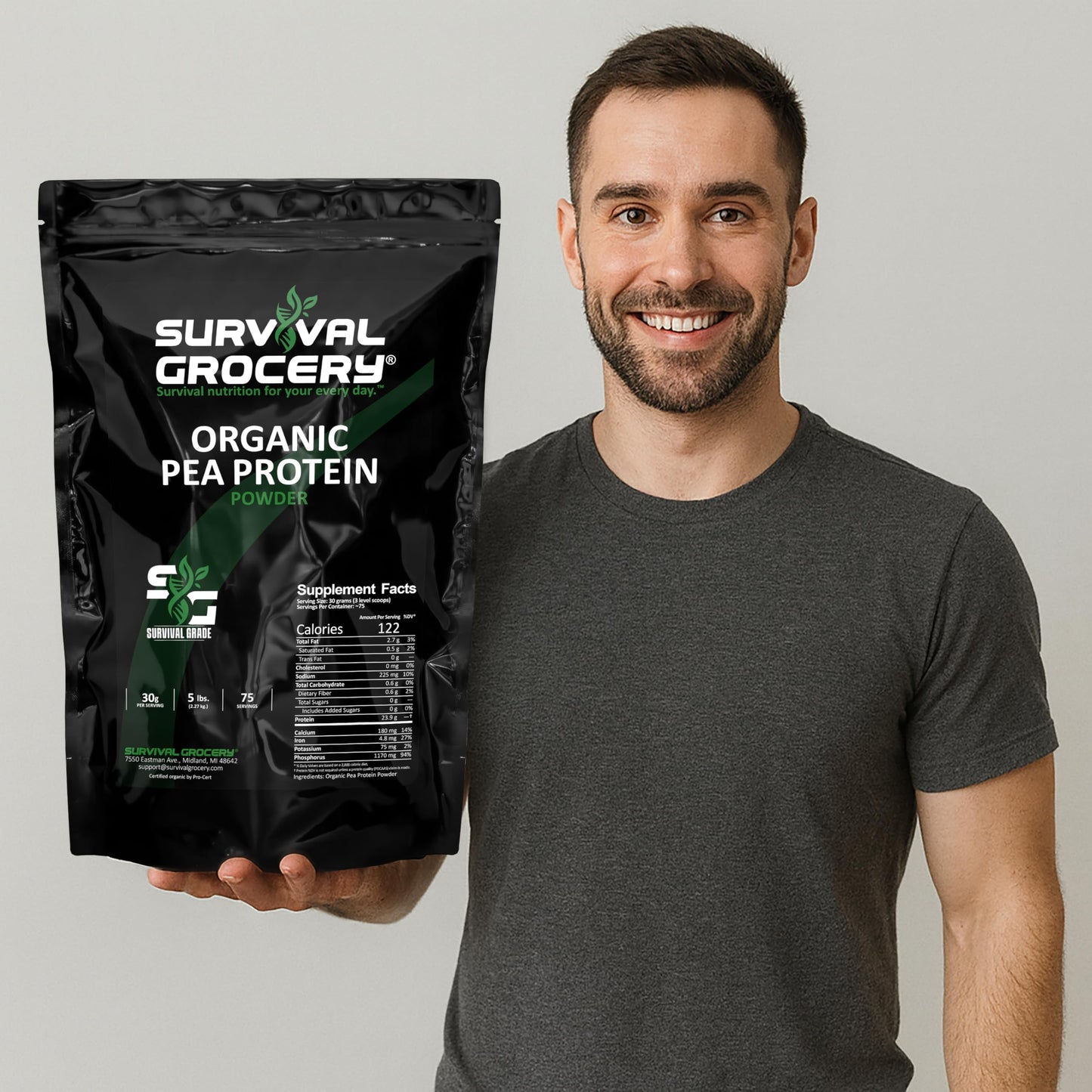 Survival Grocery Pea Protein Powder 160
