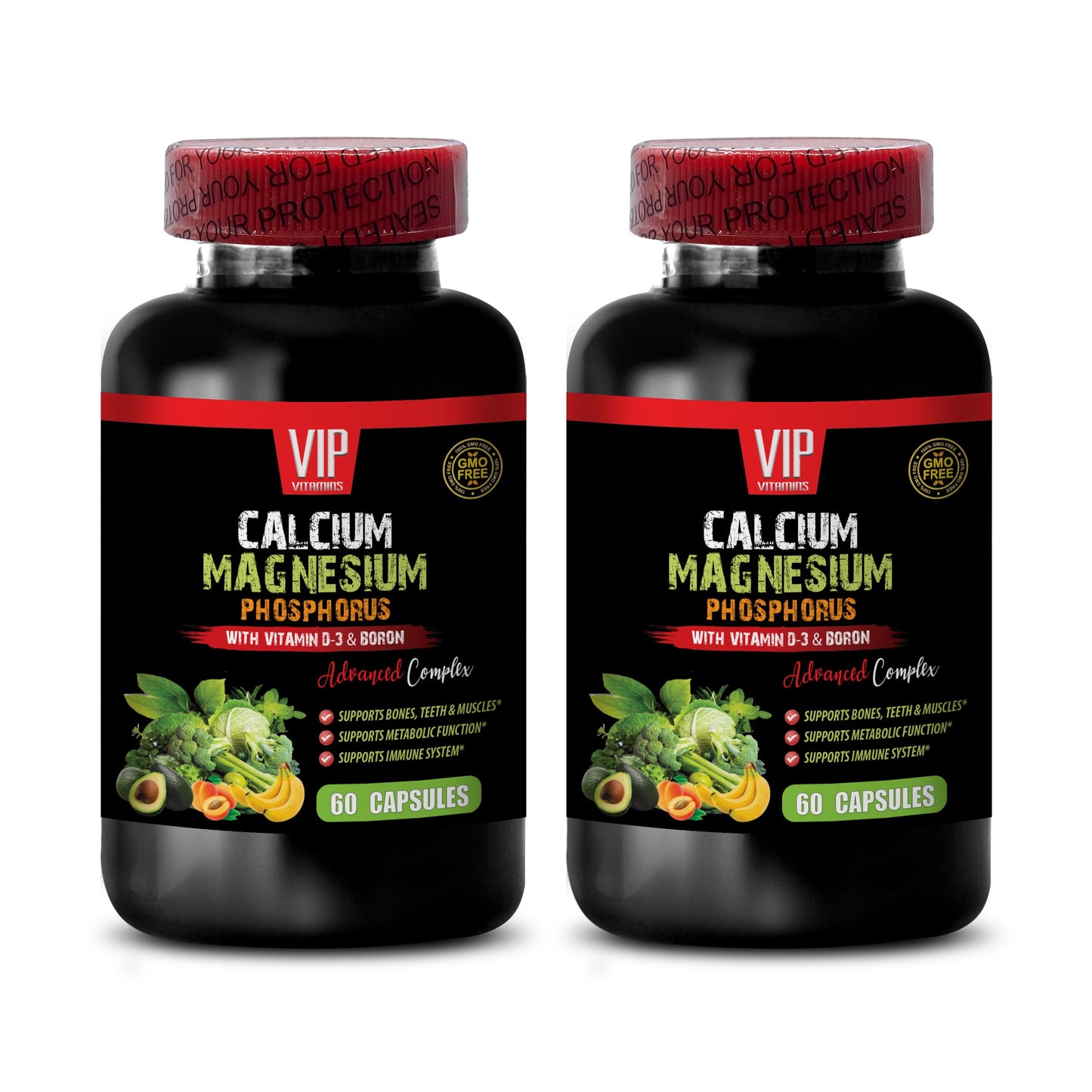SKIN CARE SOLUTIONS Phosphorus Supplement - Calcium Magnesium Phosphorus for Bones, Natural Phosphorus Supplement, Phosphorus and Calcium Balance, 120 Capsules