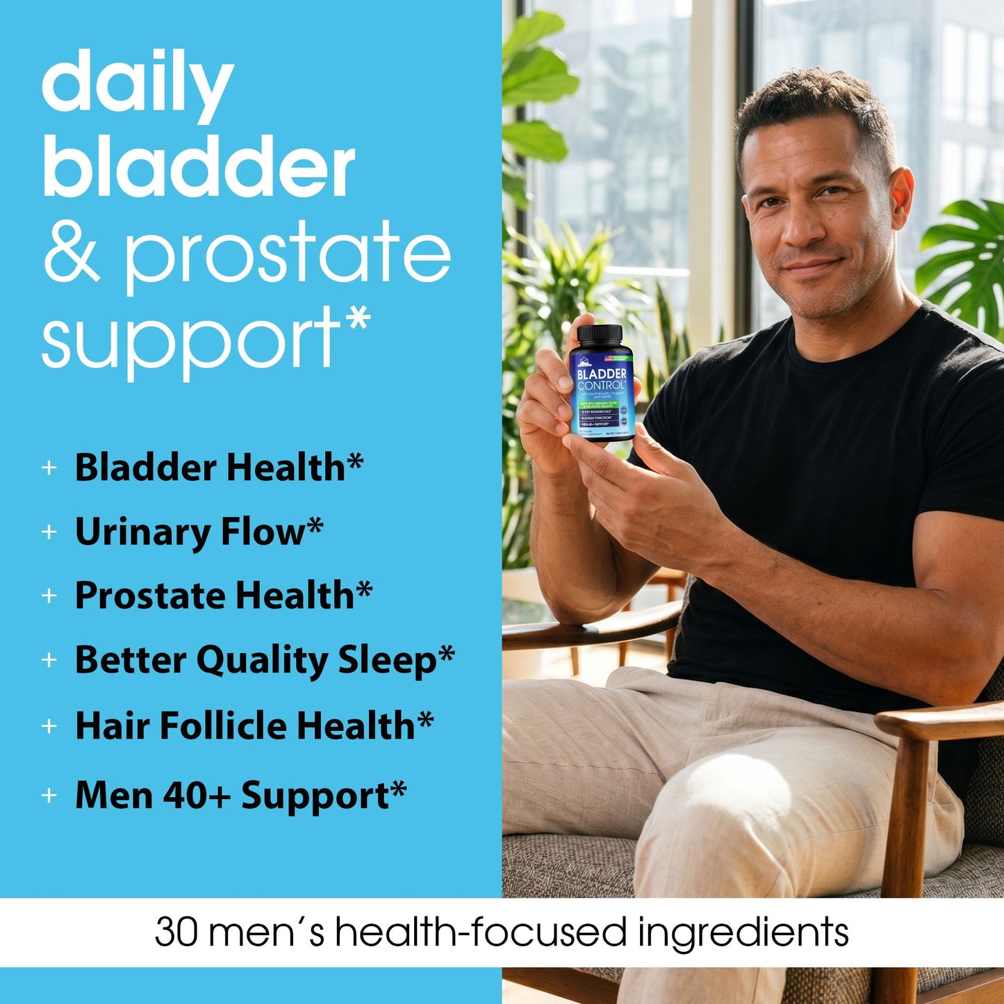Peakright Prostate Health Supplements for Men 40+ 60 Capsules