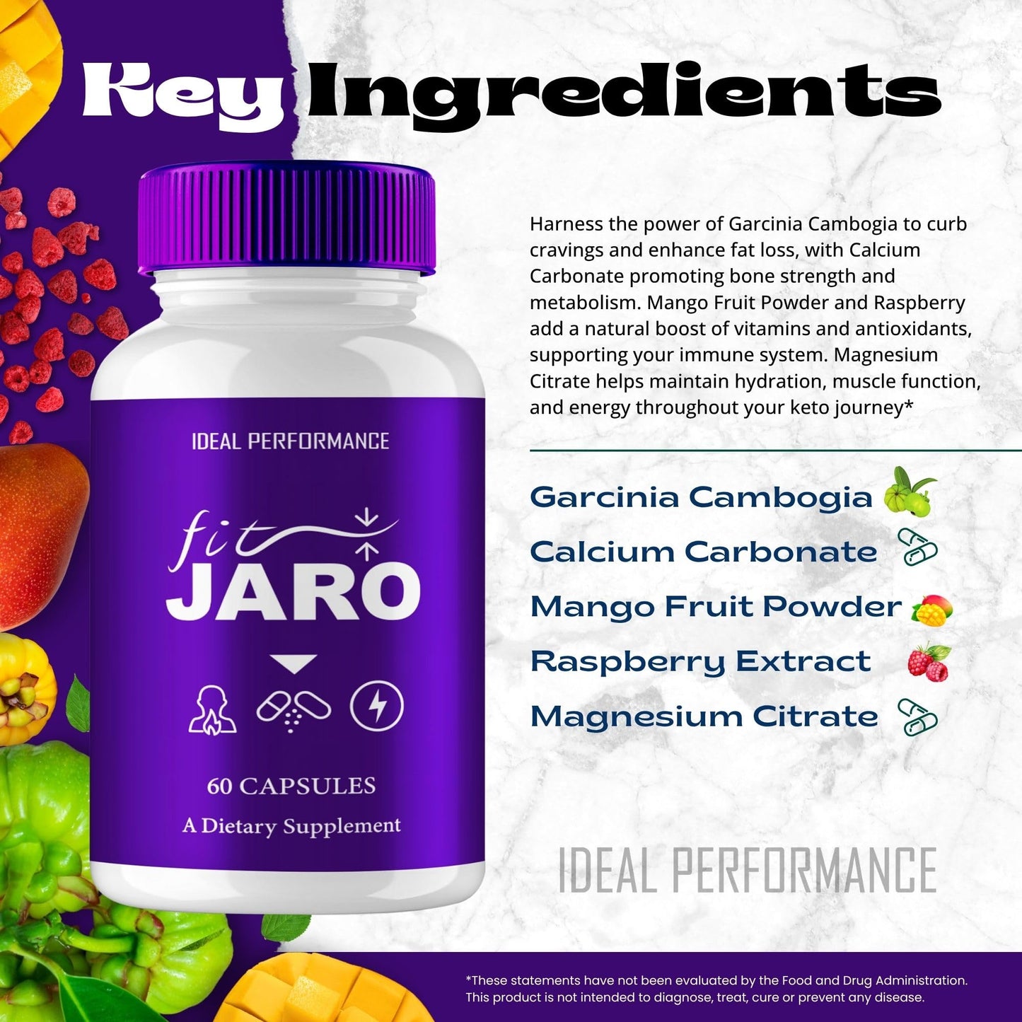 IDEAL PERFORMANCE Fit Jaro Capsules, 120 Count