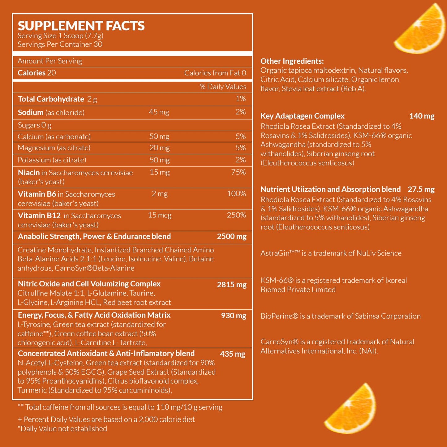 EnergyFirst Prefuel Vegan Pre-Workout Powder 8.6 oz