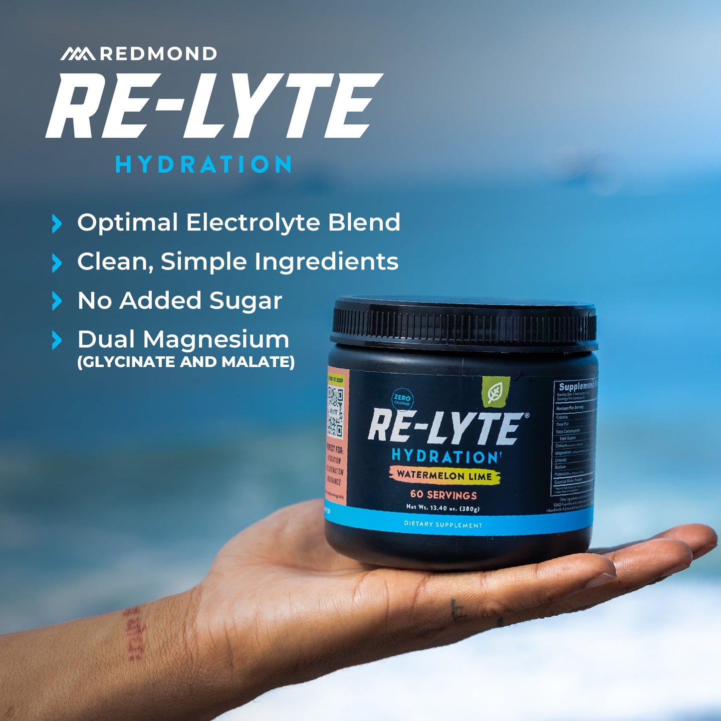 REDMOND Re-Lyte Electrolyte Powder 13.4 Ounce