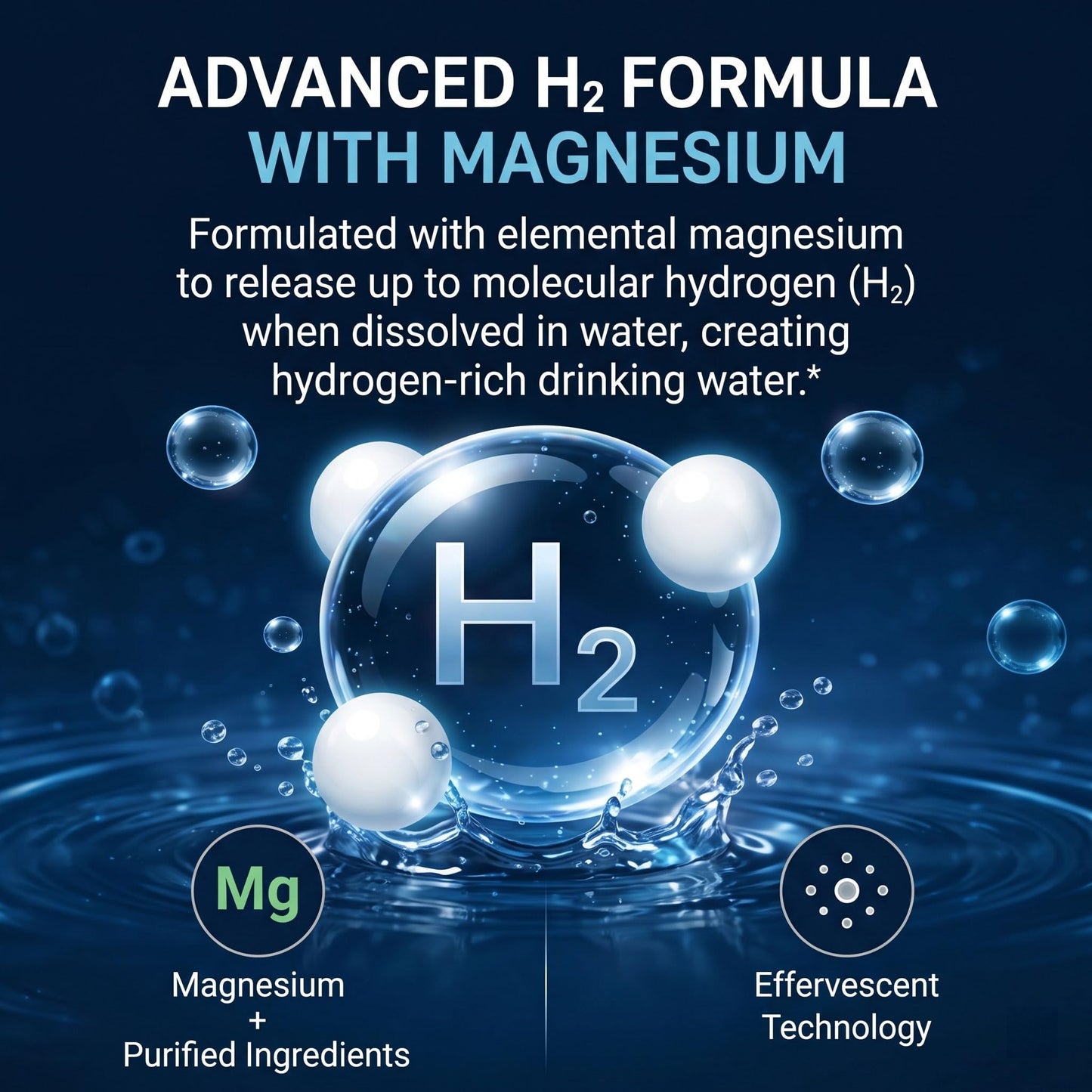Verdique Hydrogen Tablets with Magnesium, 120 Tablets