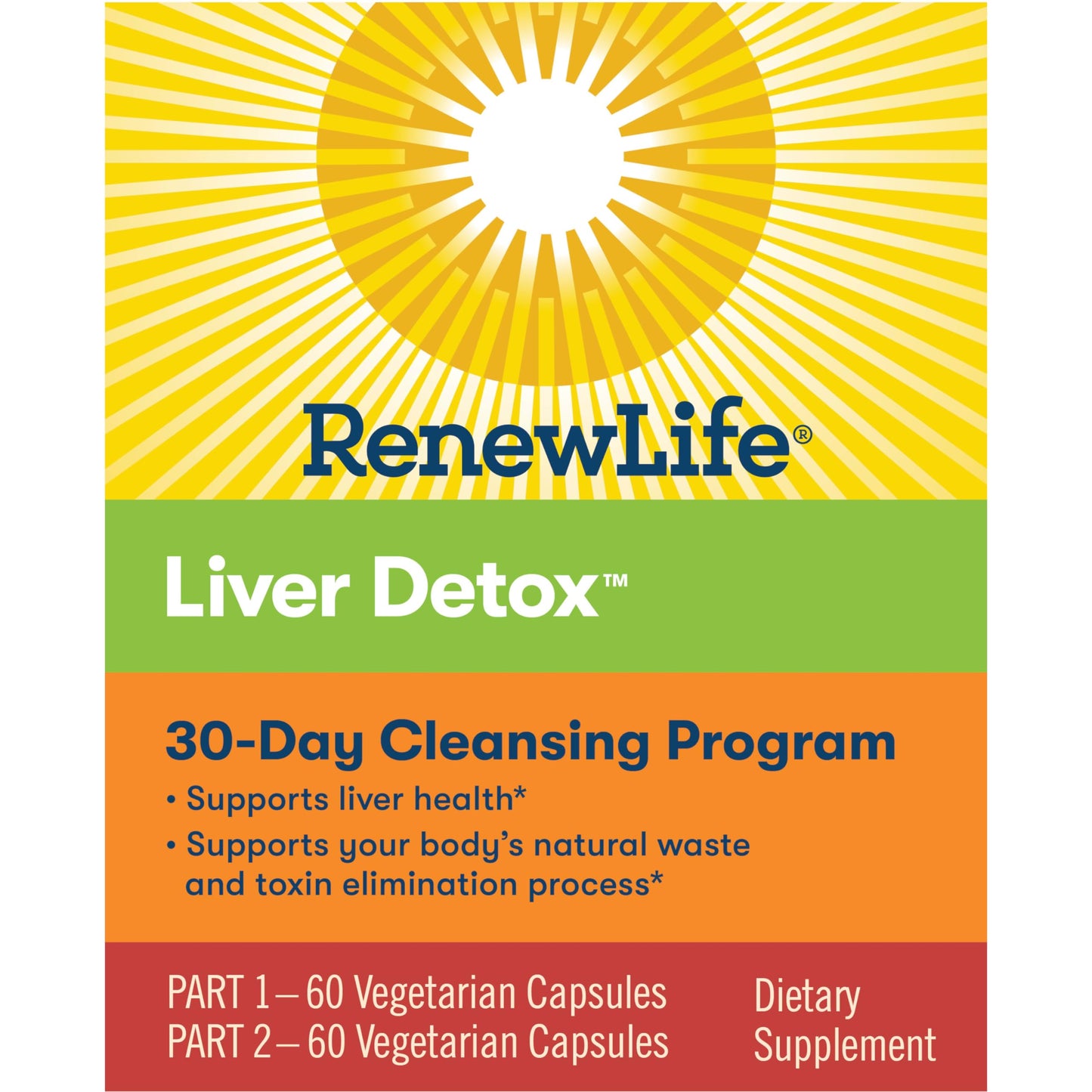Renew Life Liver Detox LD1 Capsules 120 Capsules