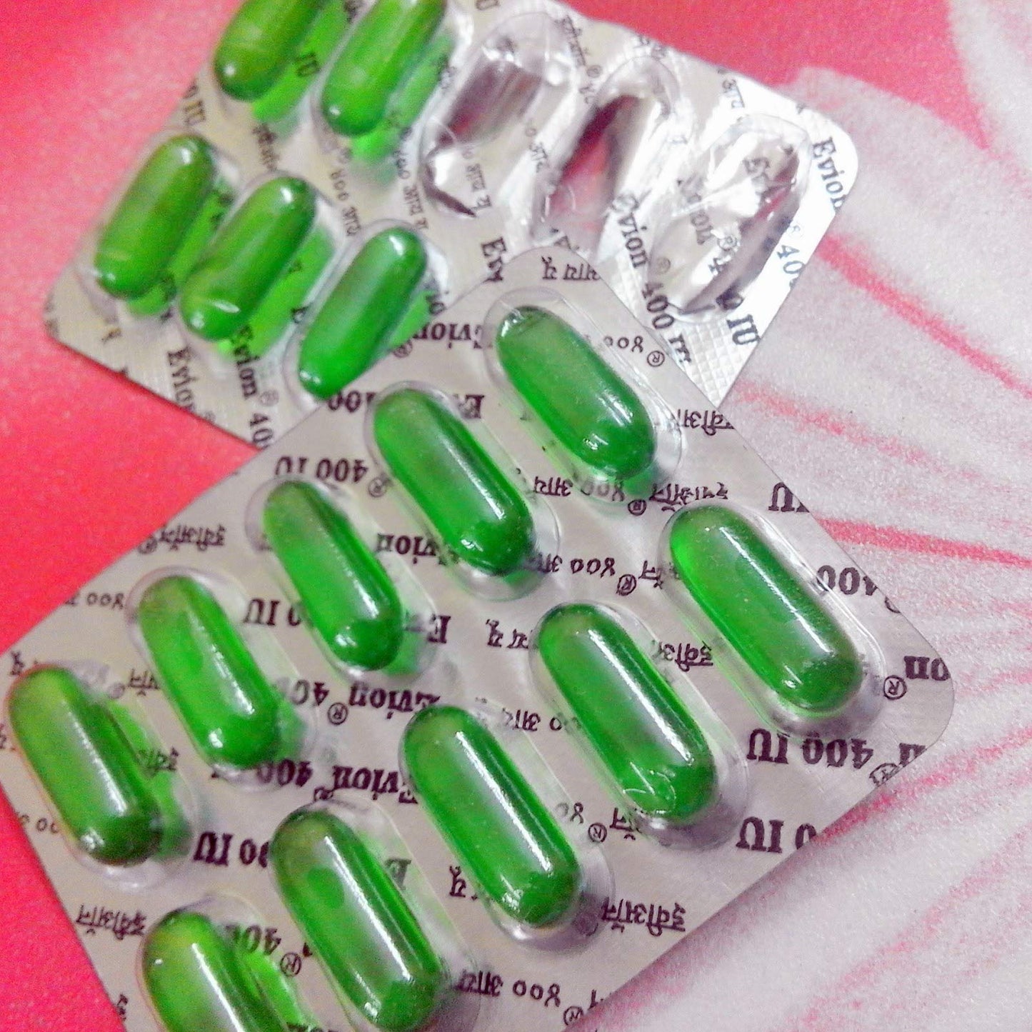 Evion Vitamin E Capsule 400mg, 10 Count (Pack of 5)