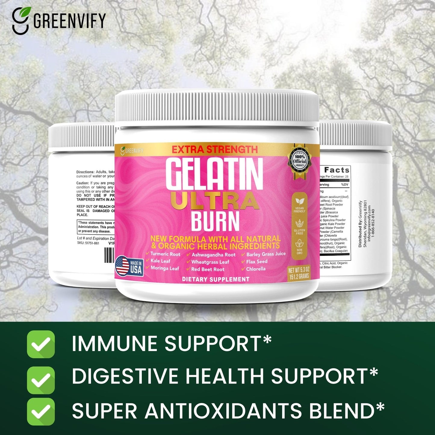 GREENVIFY GelatinBurn Capsules 60
