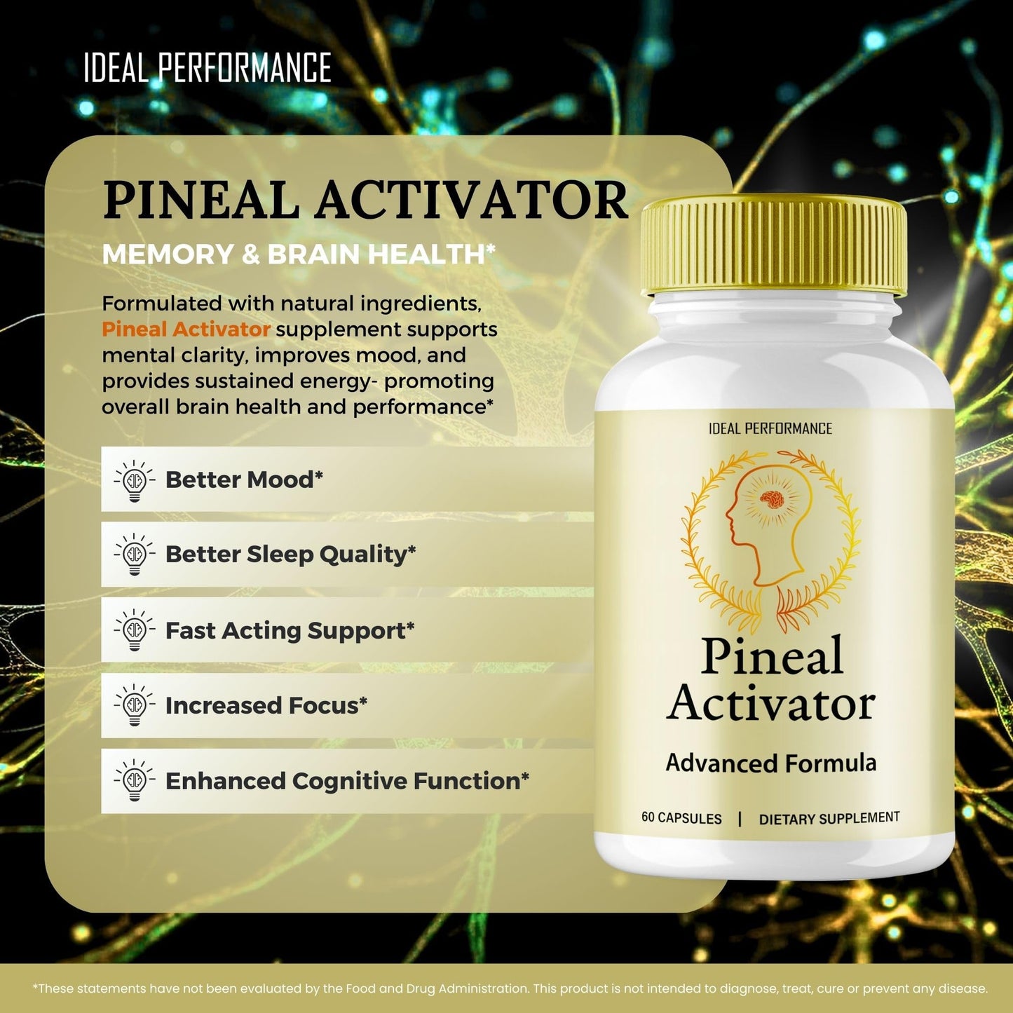 IDEAL PERFORMANCE Pineal Activator Capsule 60 Count