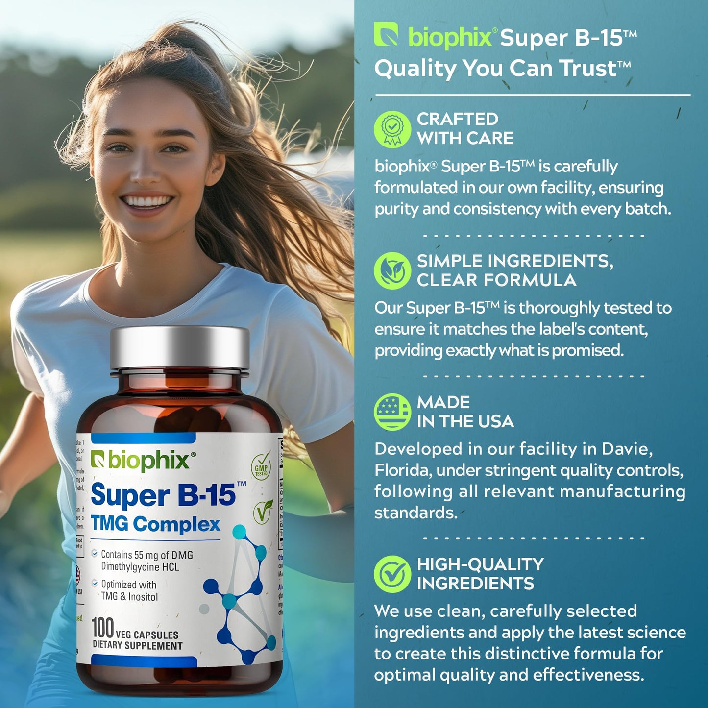 Biophix Super B-15 Capsule, 100 Count
