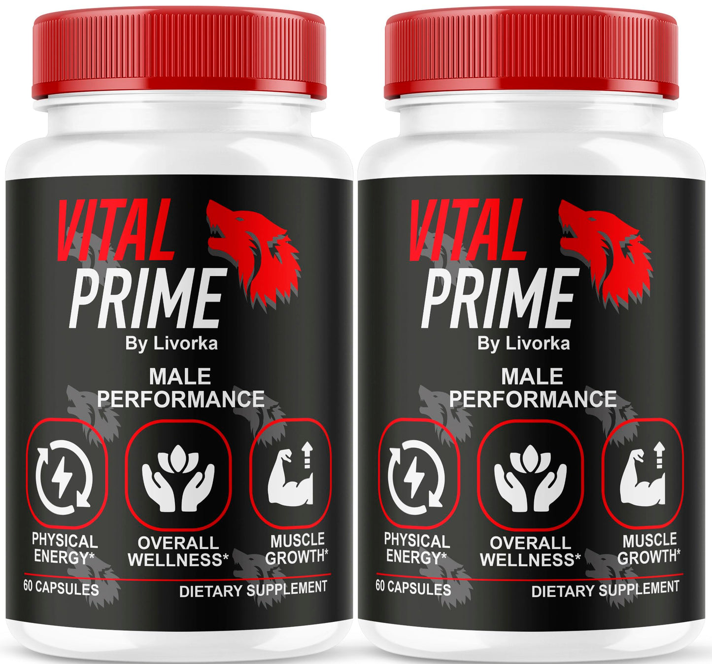 LIVORKA Vital Prime for Men Advanced Formula Dietary Supplement Capsules 120
