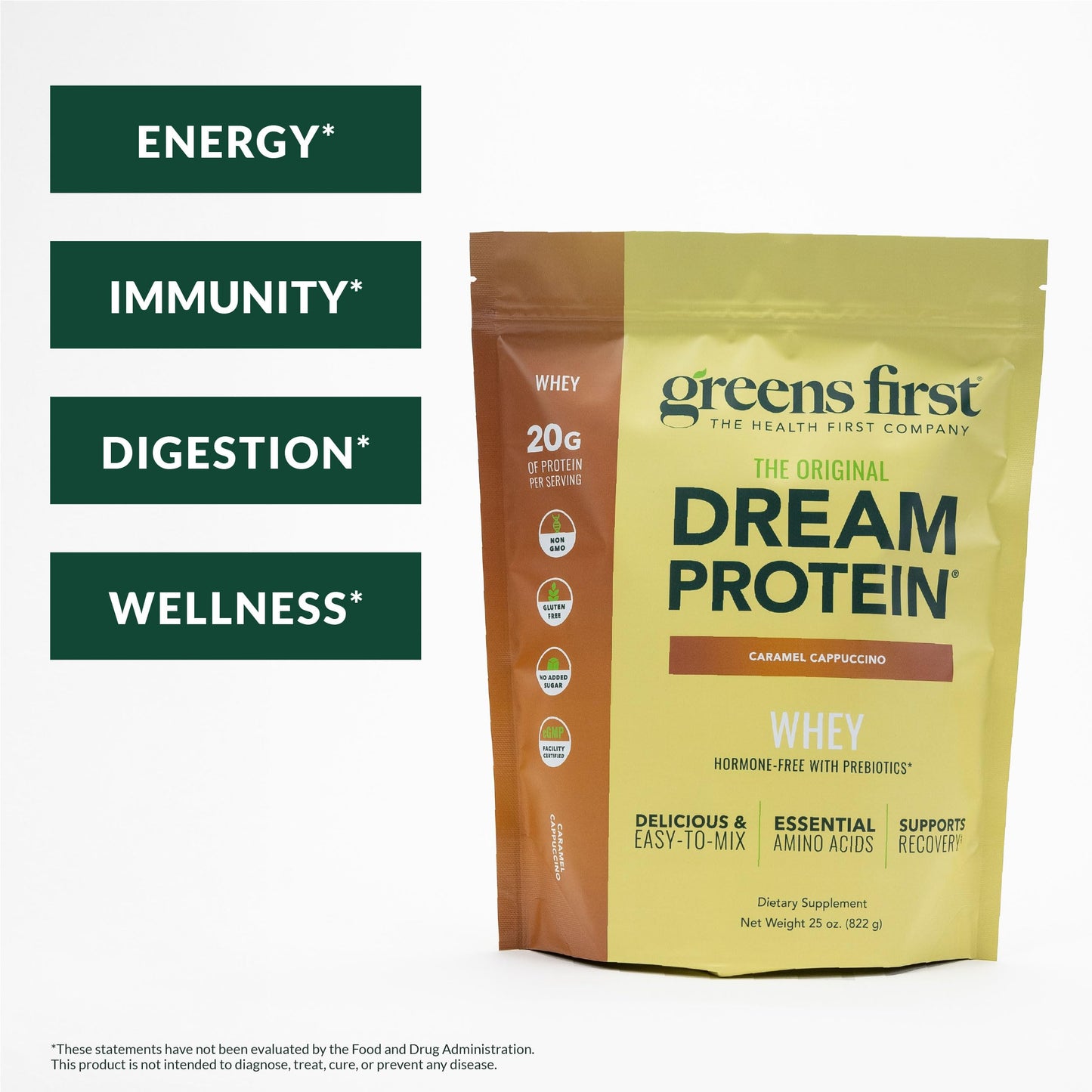 Greens First Dream Protein Powder Whey, 25 oz