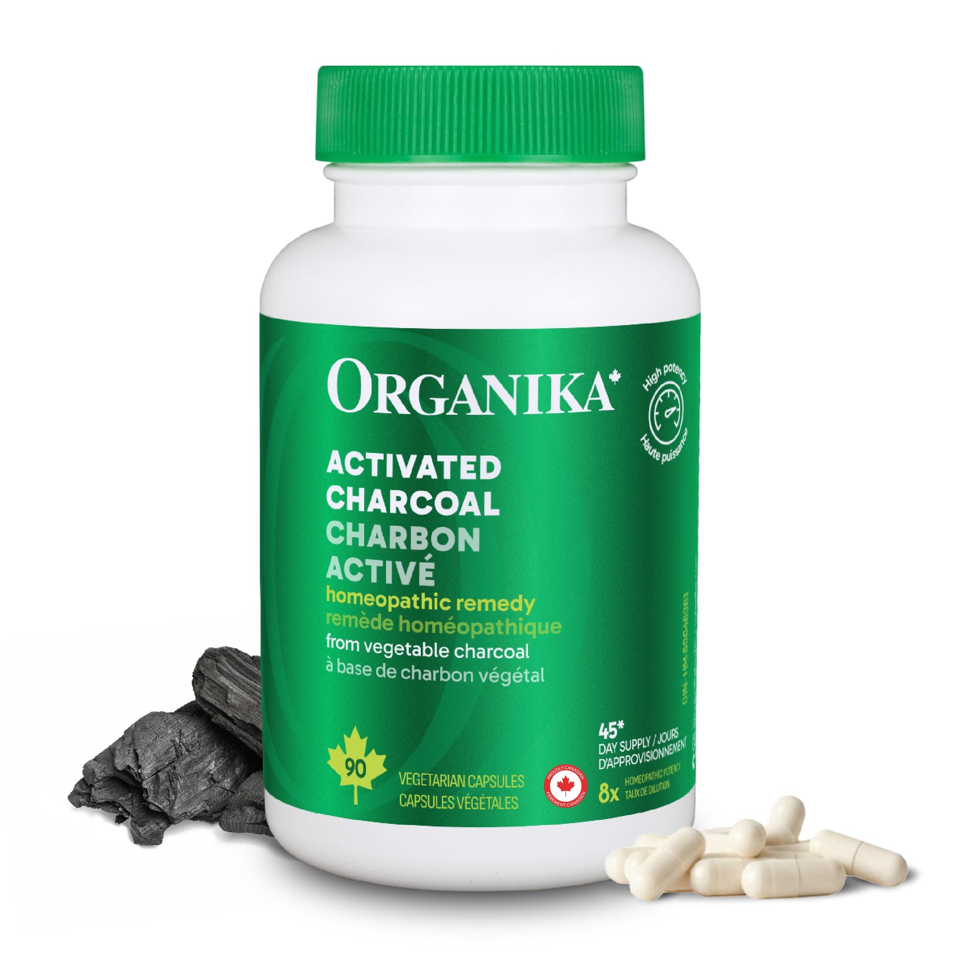 Organika Activated Charcoal Powder 90 Count