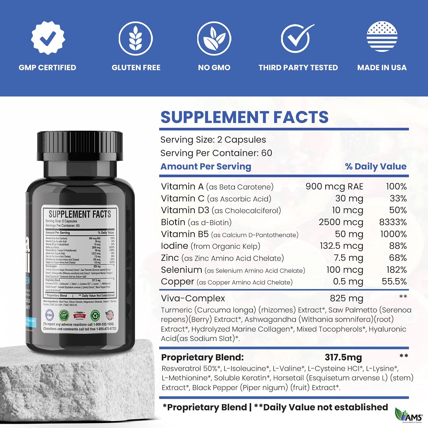 America Medic & Science VivaPill for Men Capsules, 120