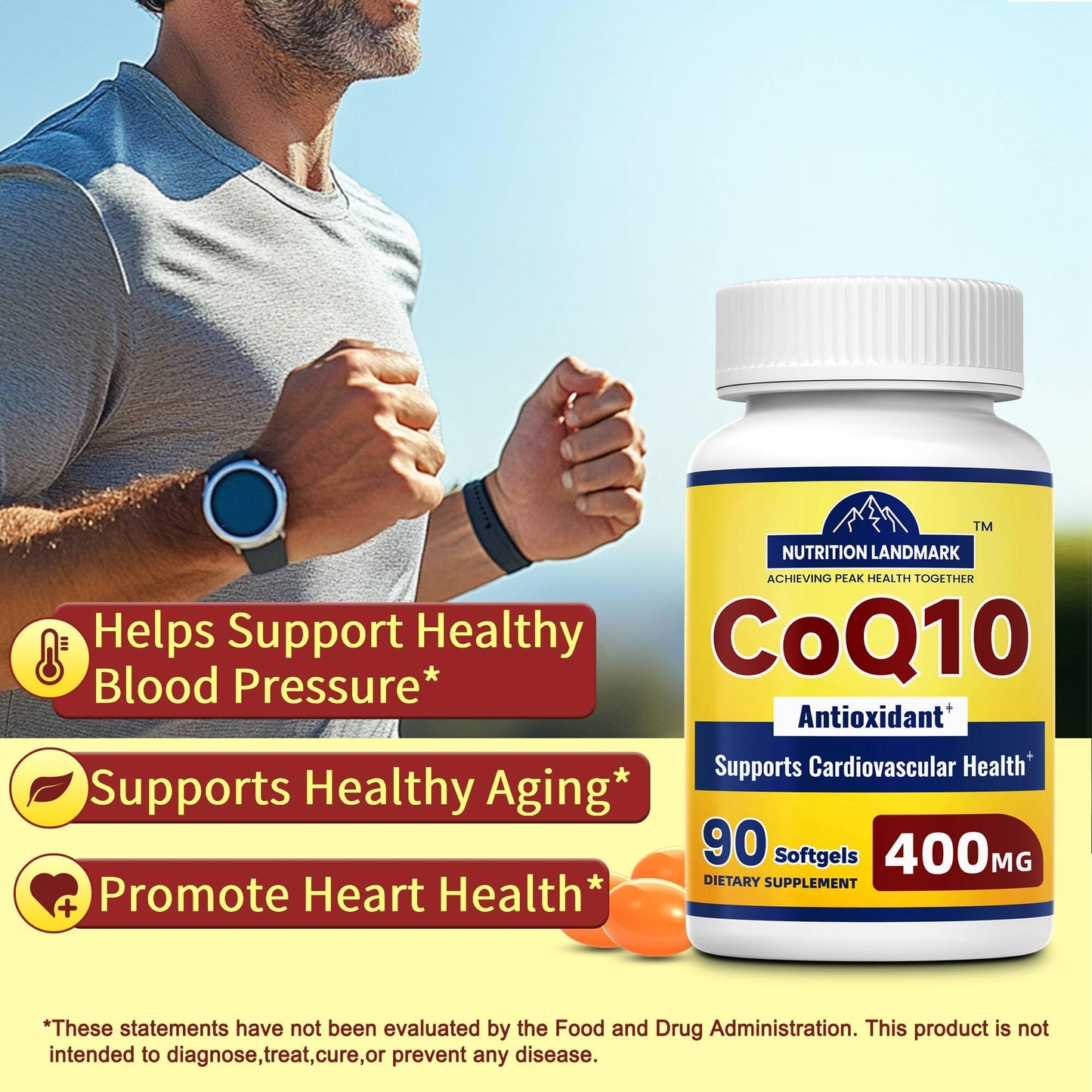 Nutriselect CoQ10 400mg Softgels, 90 Softgels
