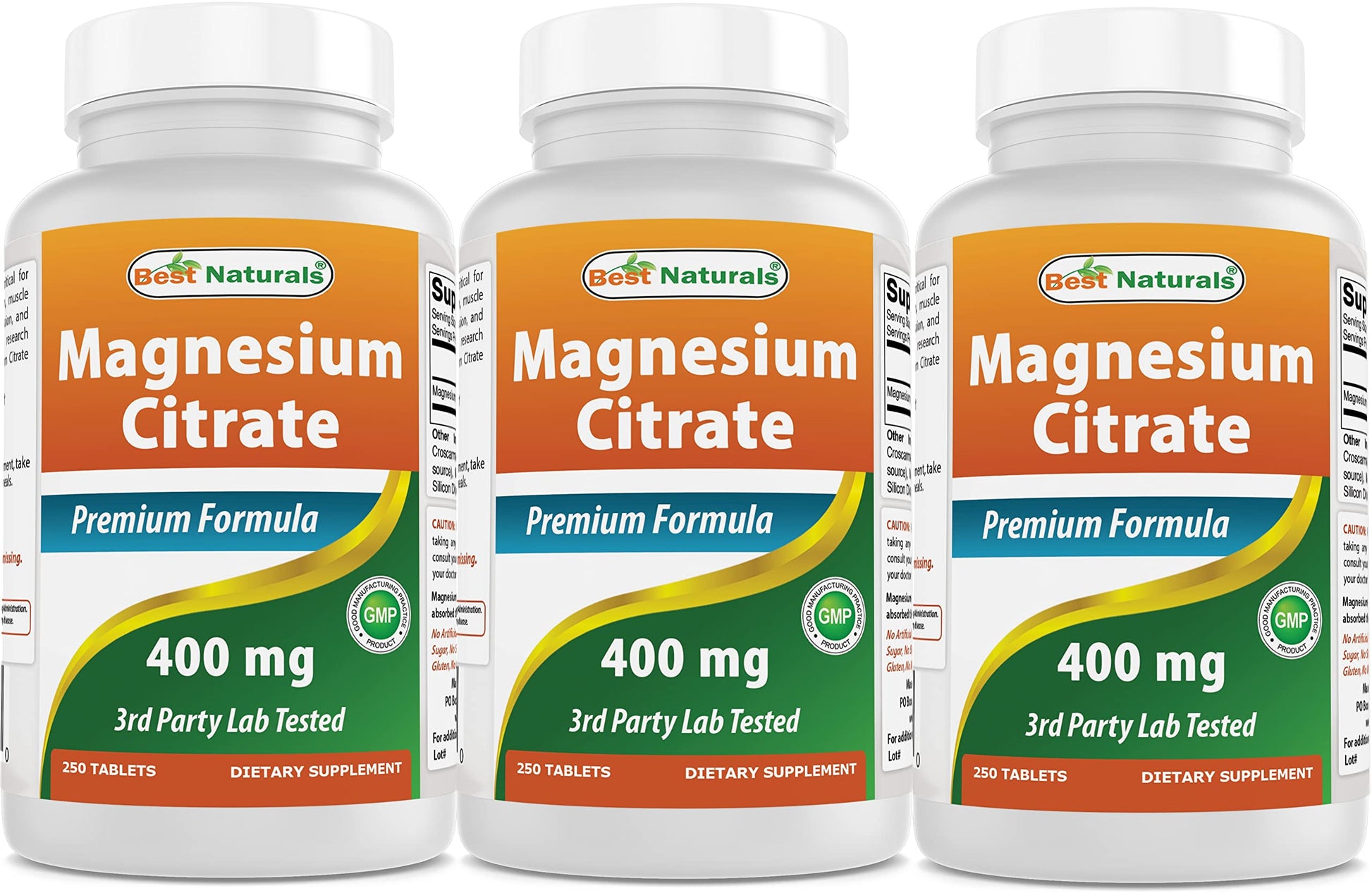 Best Naturals Magnesium Citrate Tablet, 250 Count