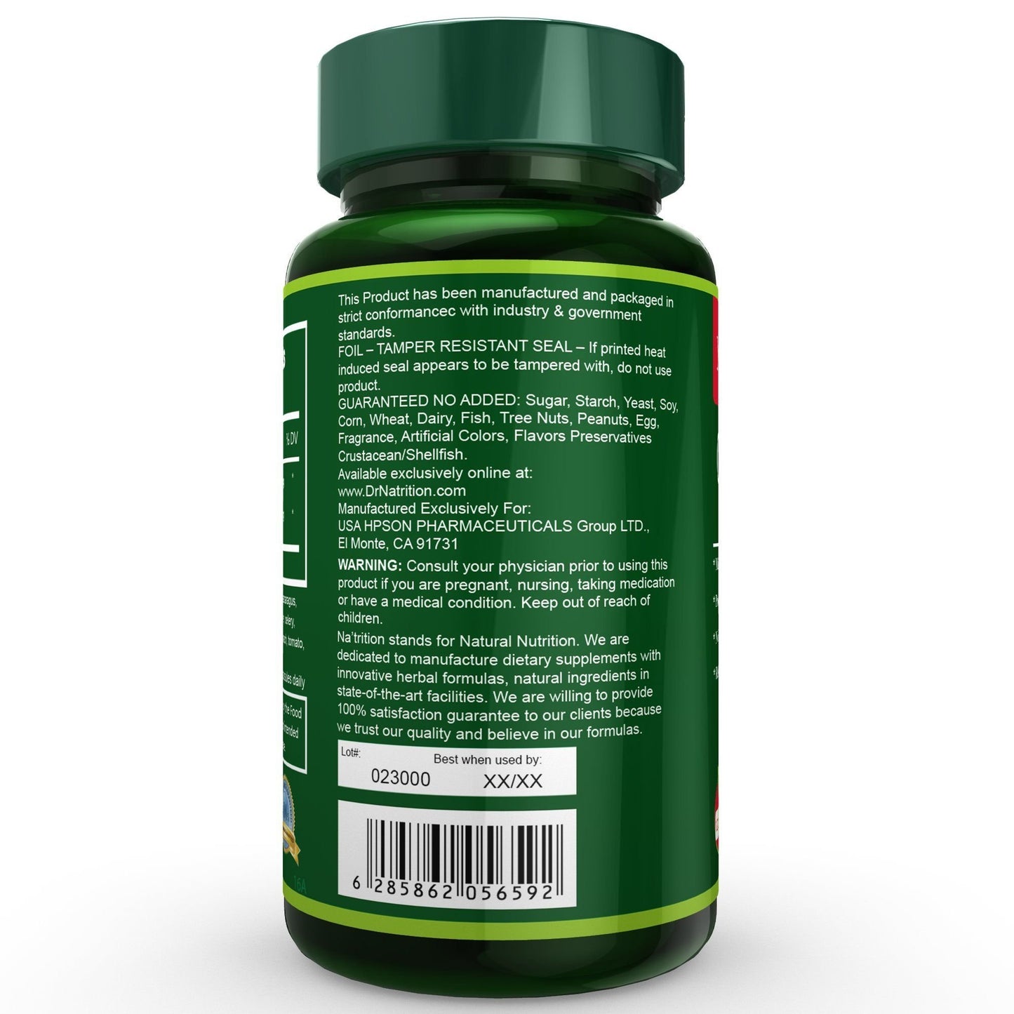 Na'trition Quercetin with Grape Skin Extract Capsule, 120 Capsules