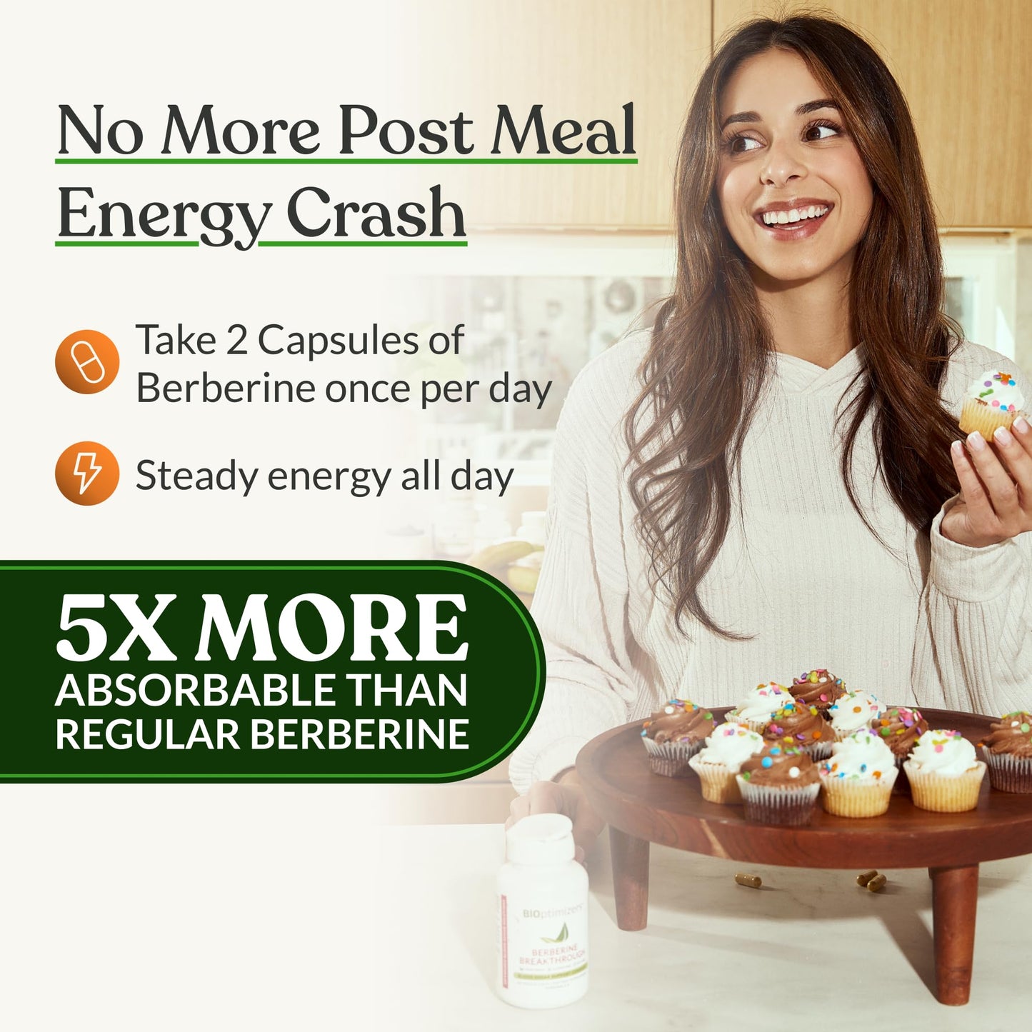BIOptimizers Berberine Breakthrough Capsules 40 Capsules