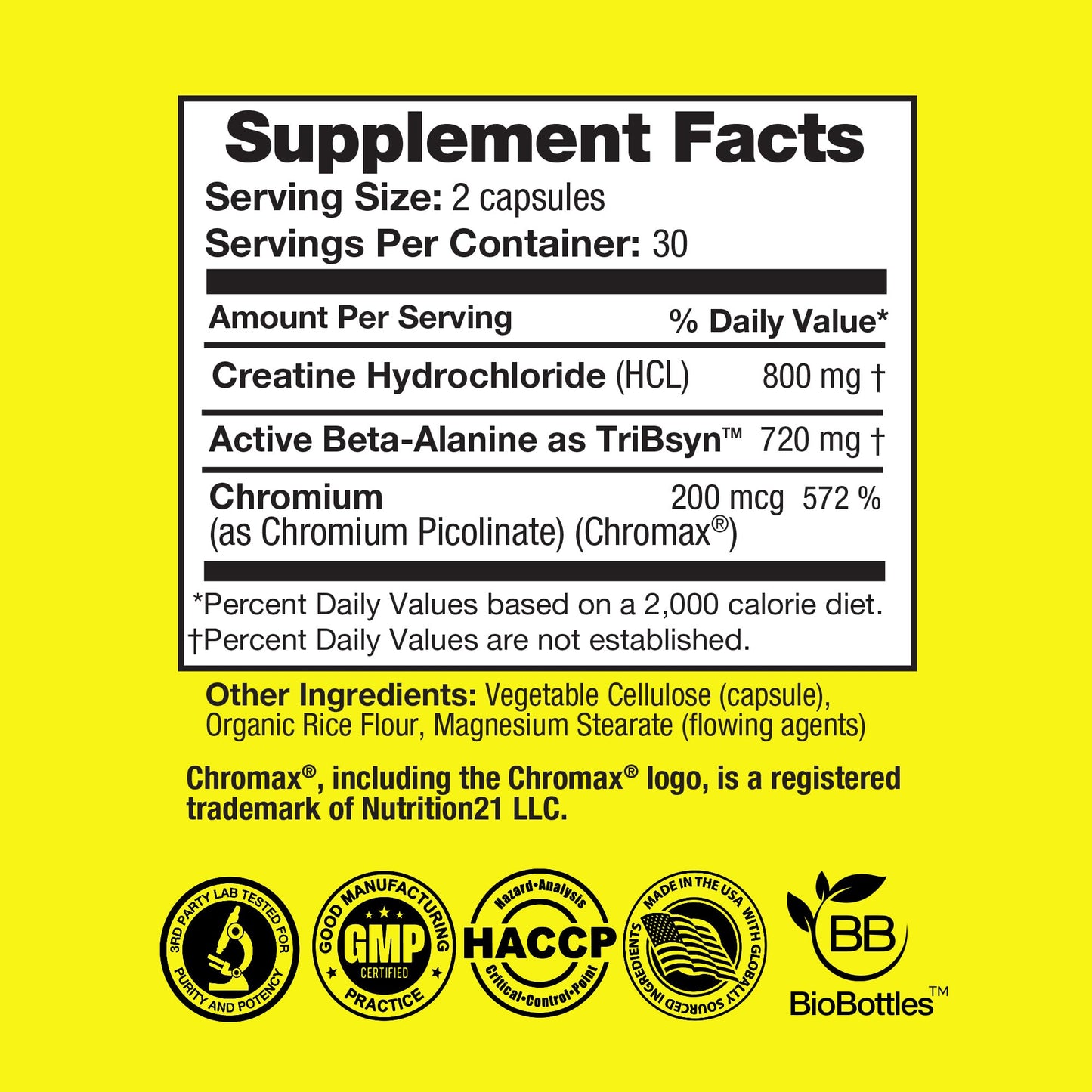 FEEL GOOD Company Creatine + Capsules, 60 Count