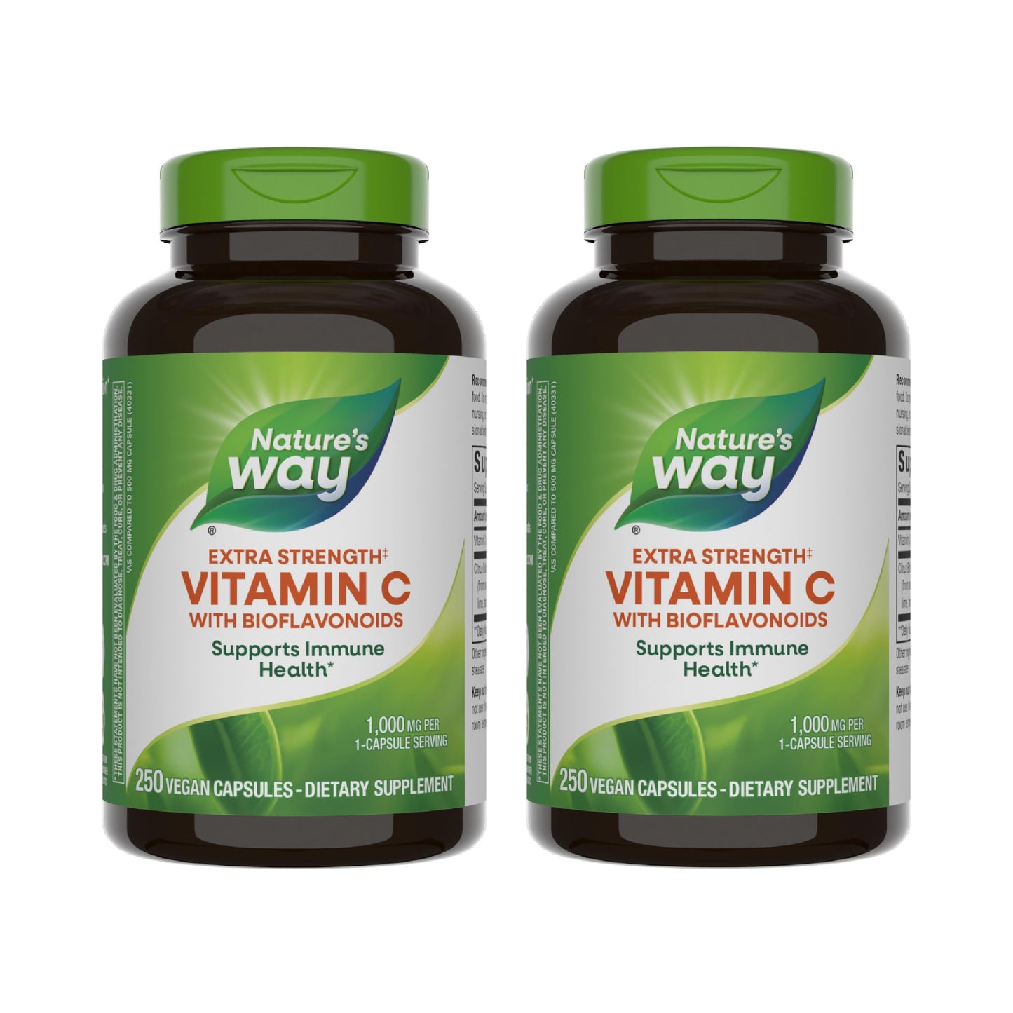Nature's Way Extra Strength Vitamin C with Bioflavonoids Capsules, 500