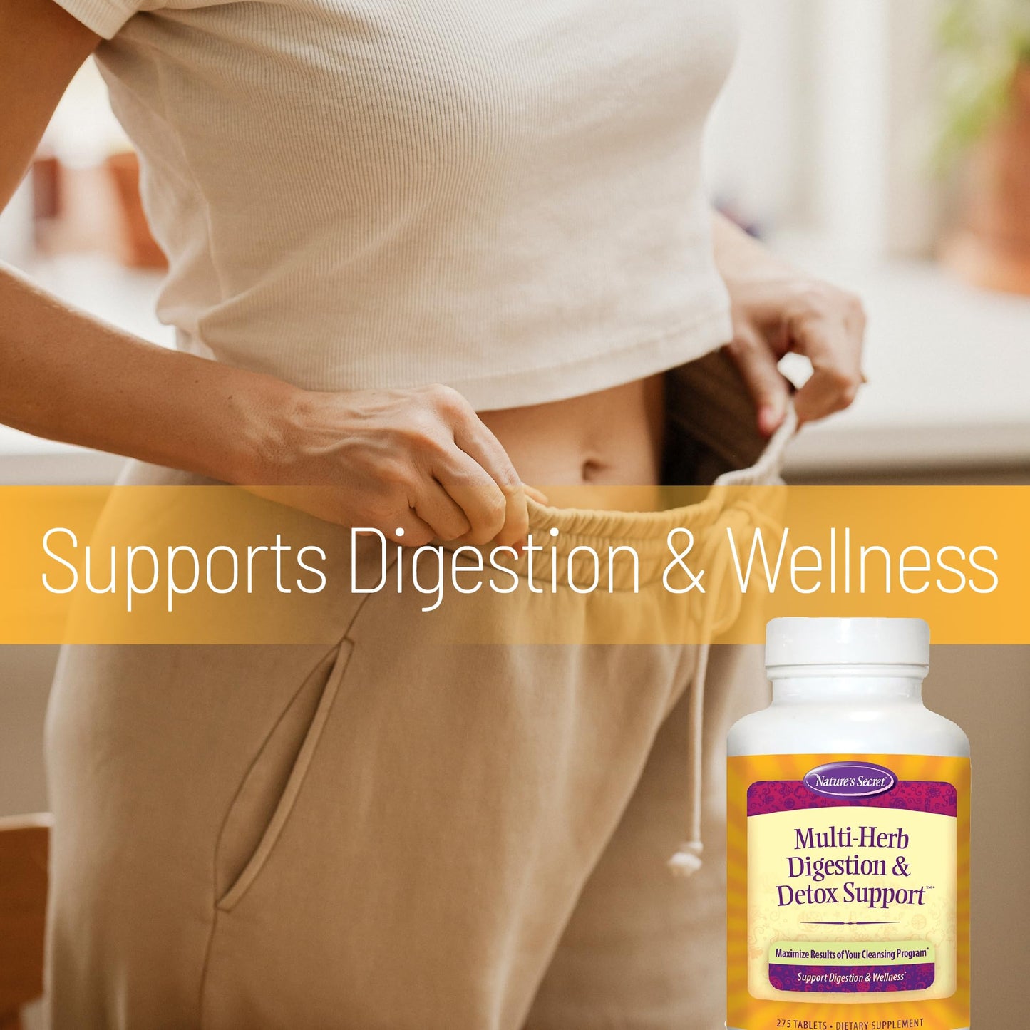Nature's Secret Multi-Herb Digestion & Detox Support Tablets 825